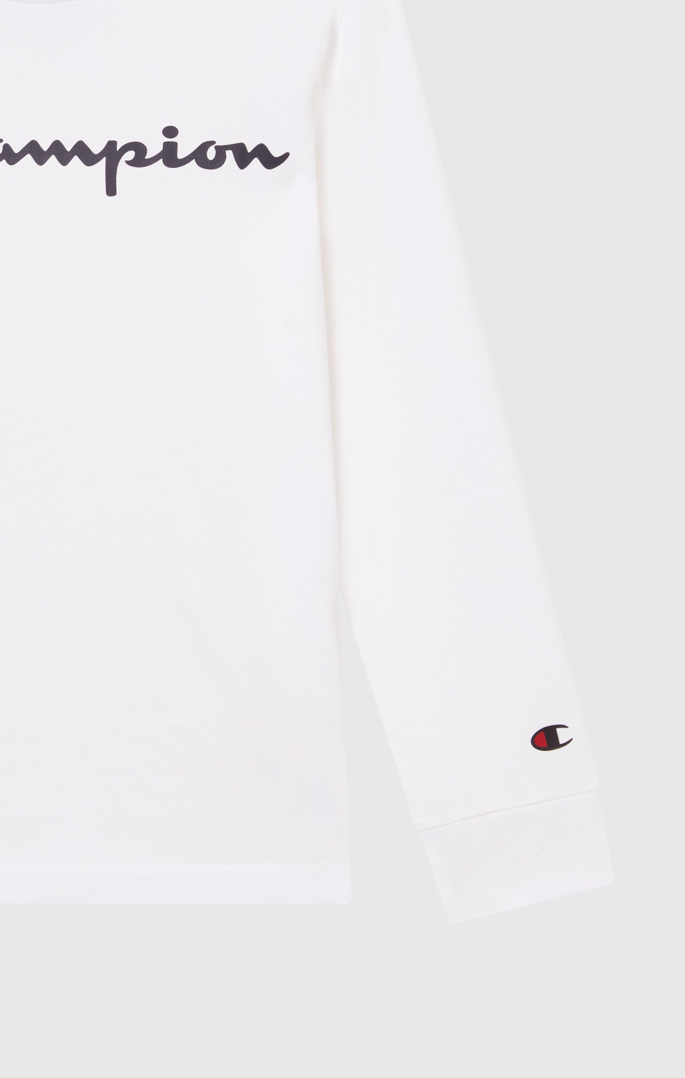 T-Shirt A Maniche Lunghe Da Bambino Con Logo Script