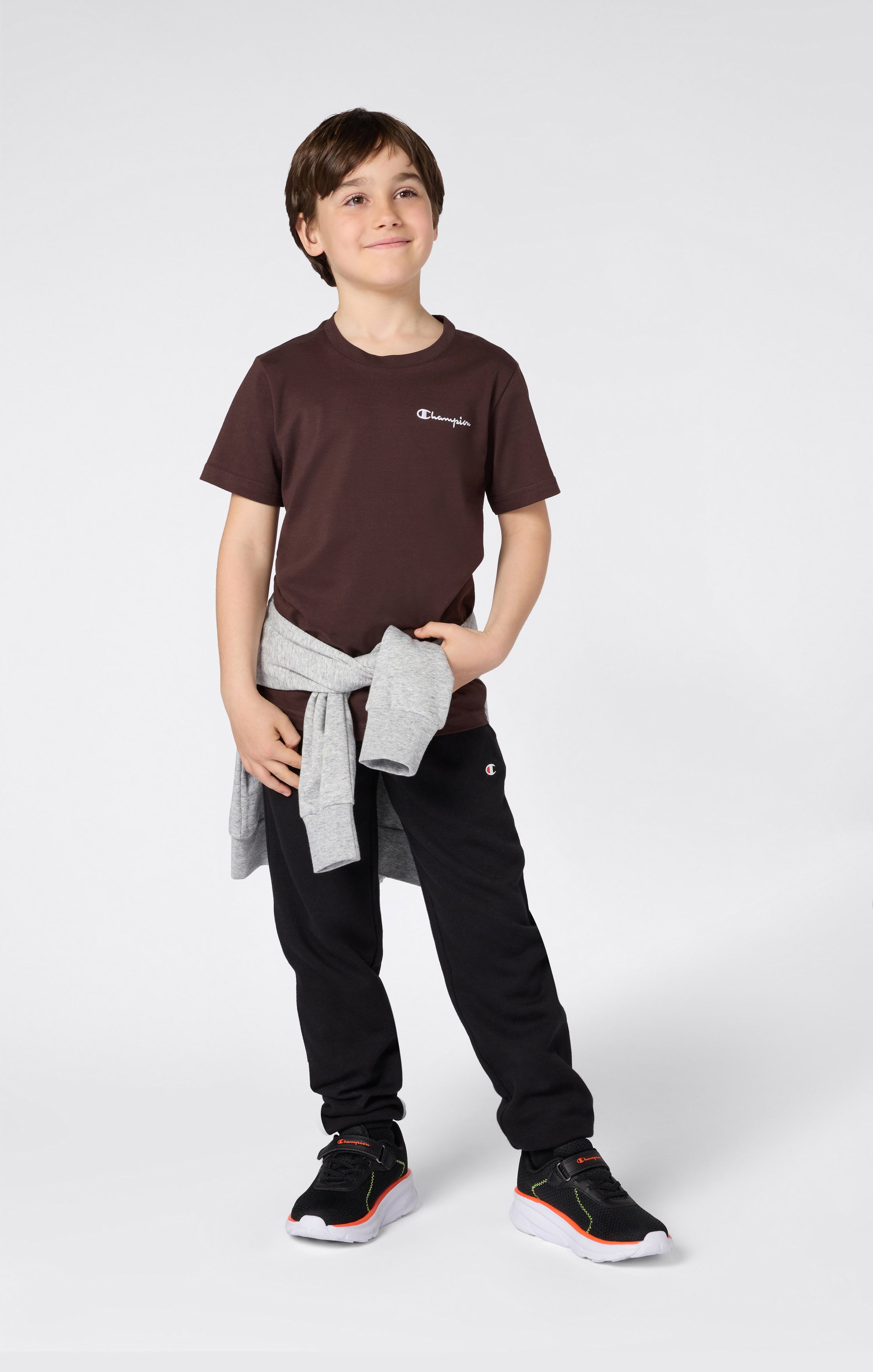 Pantaloni Con Polsini A Costine Interno Felpato Icons Da Bambino