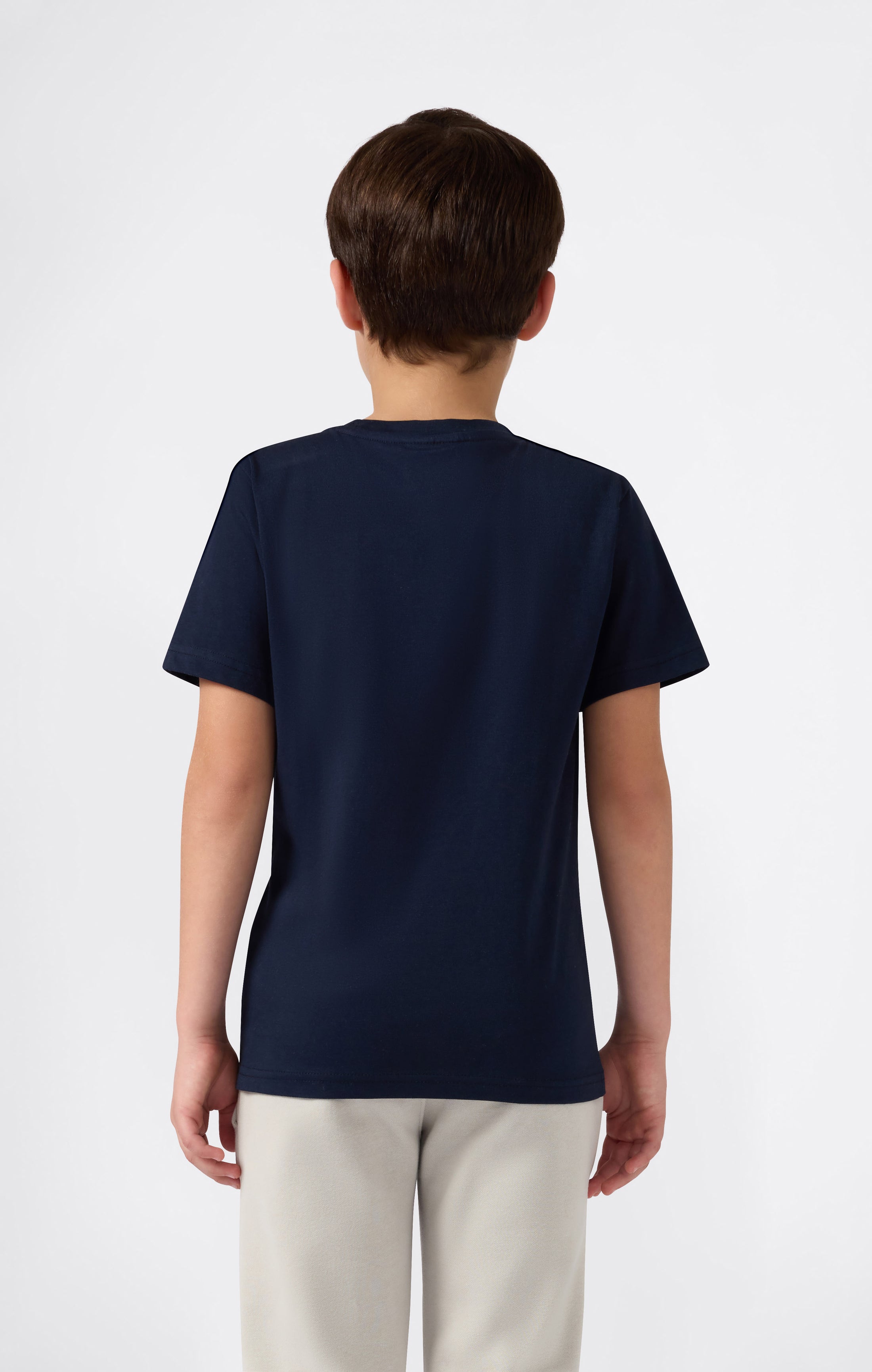 Jungen T-Shirt Mit Großem Logo Icons