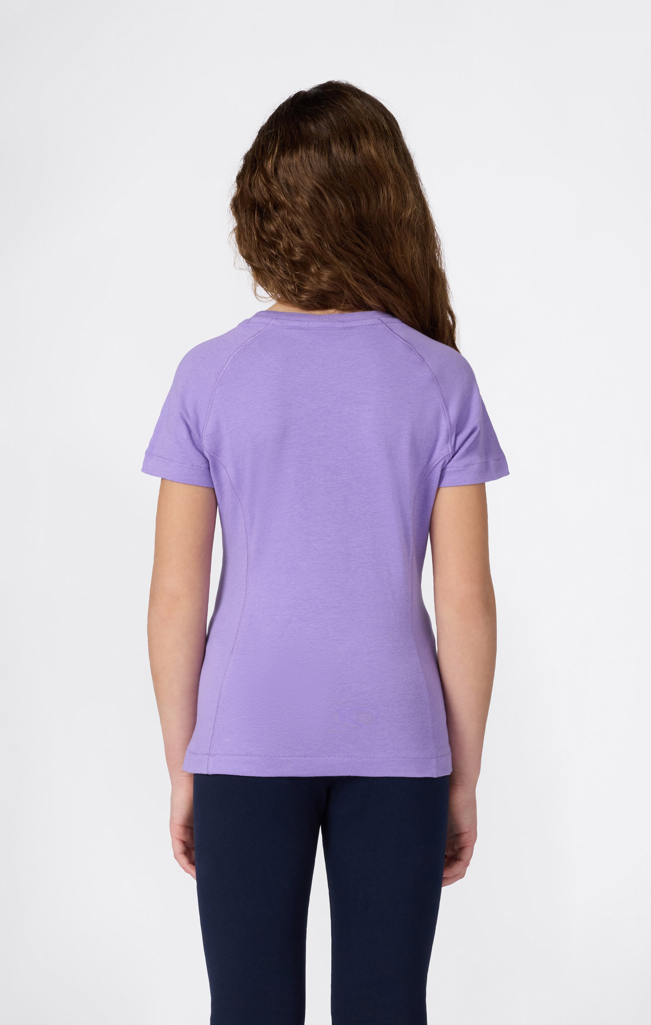 Girls' Cotton Stretch Jersey T-Shirt C-Tech