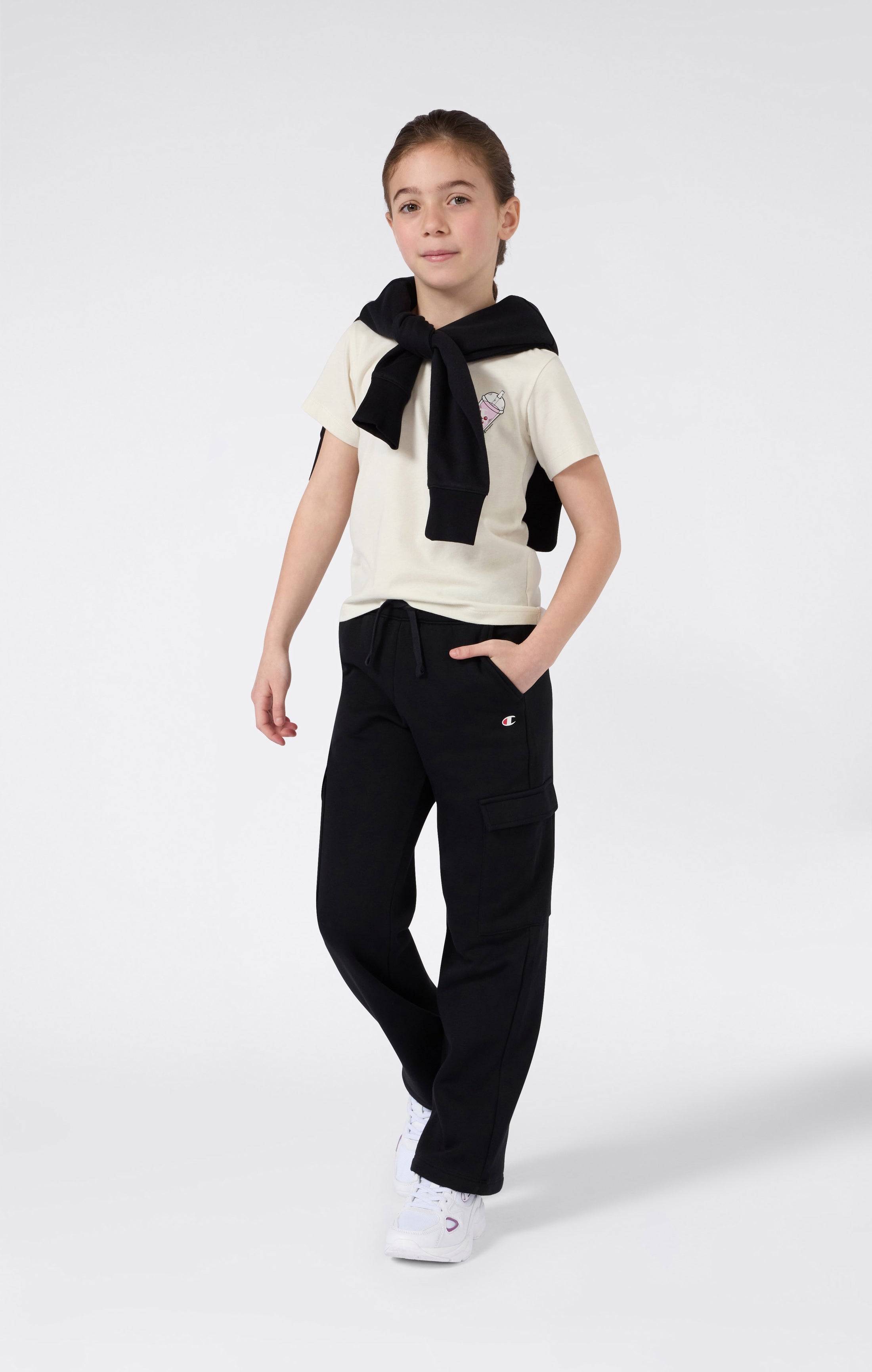 Girls' Fleece Cargo Pants Icons