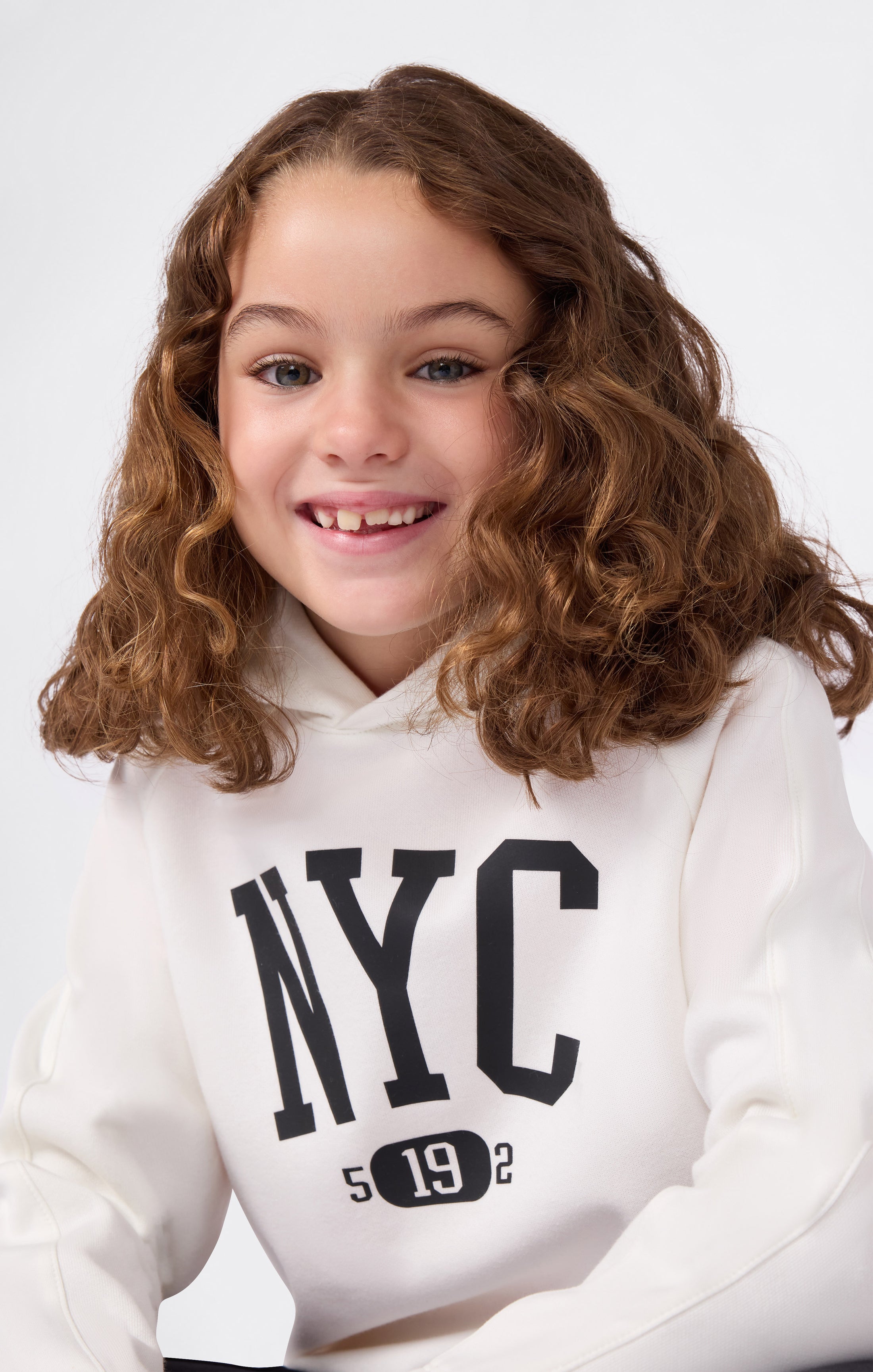 Sudadera con Capucha para Niña con Interior Afelpado