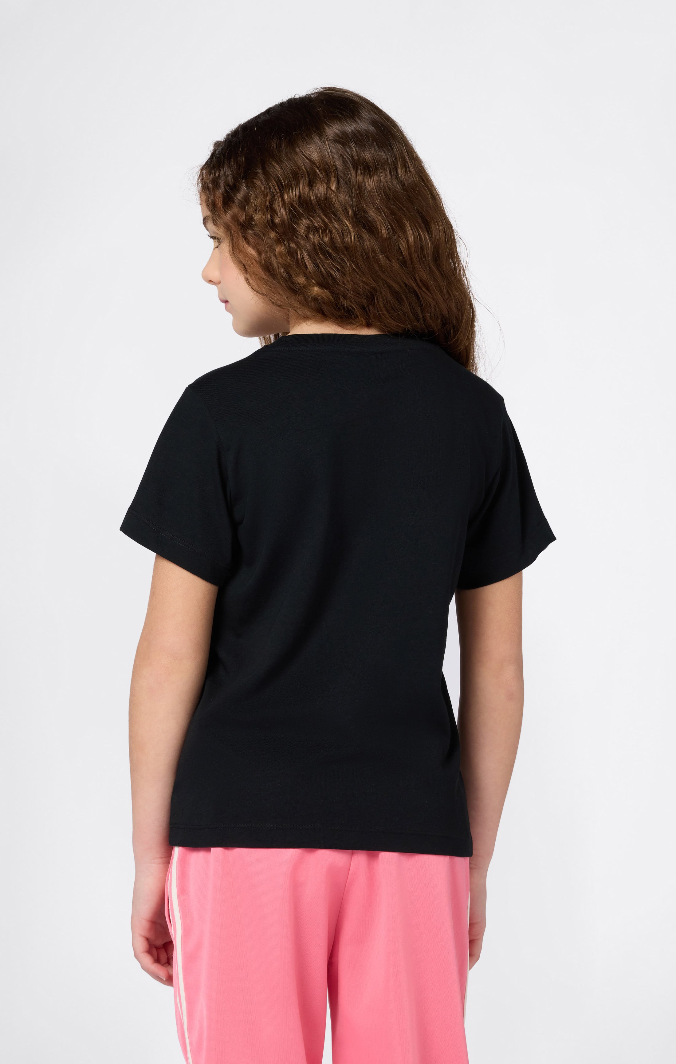 Girls' Crewneck T-shirt Slim Fit Icons