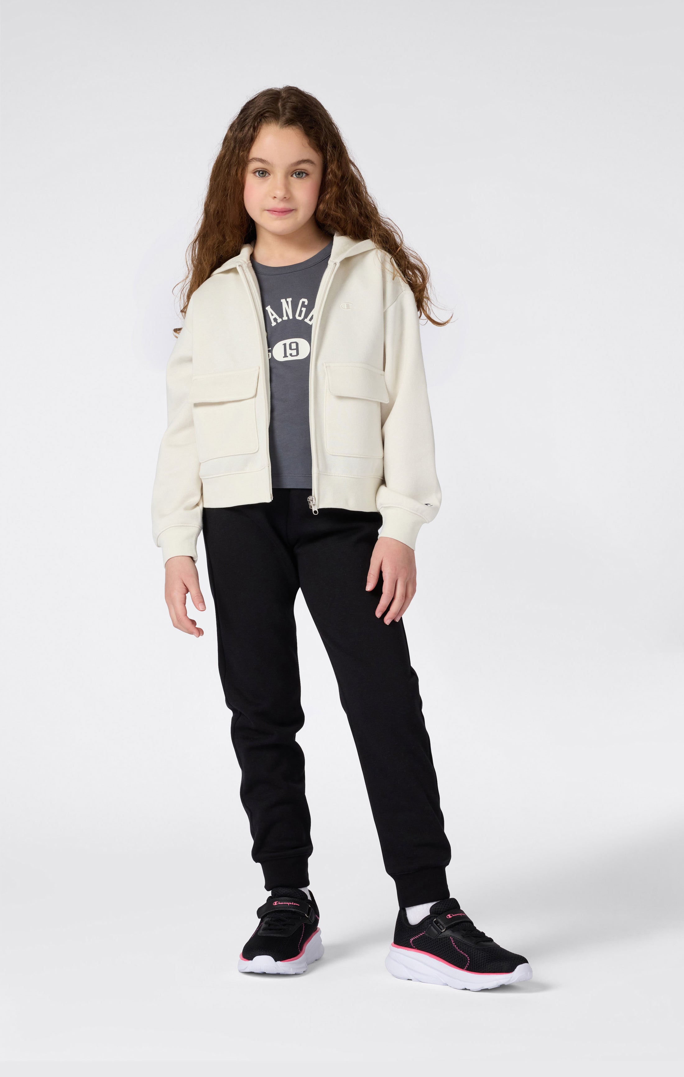 Joggers Con Bajos De Canalé Con Interior Afelpado Icons Niña