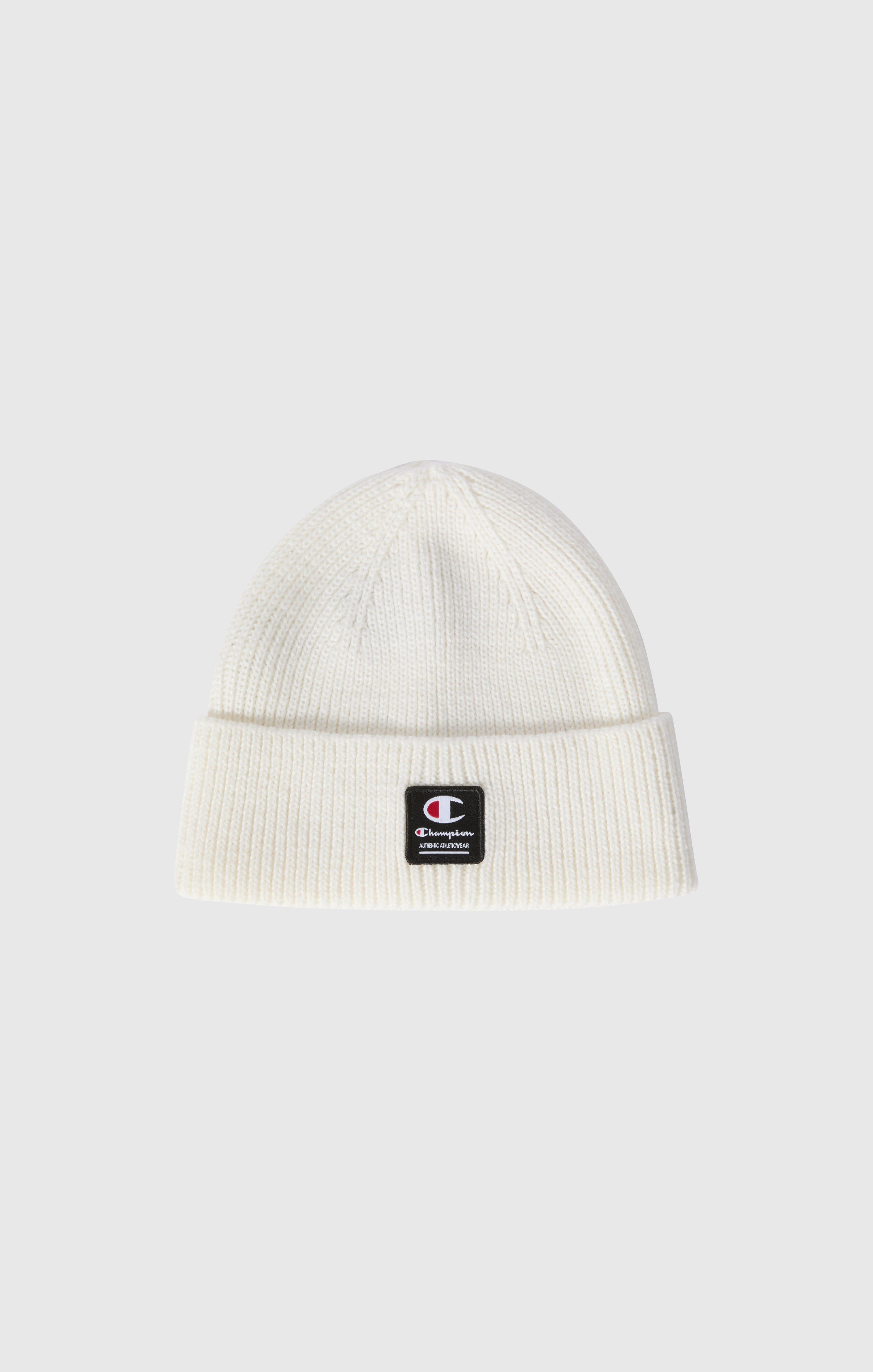Champion Patch Logo Beanie Cap Cream lifestyle caps Champion