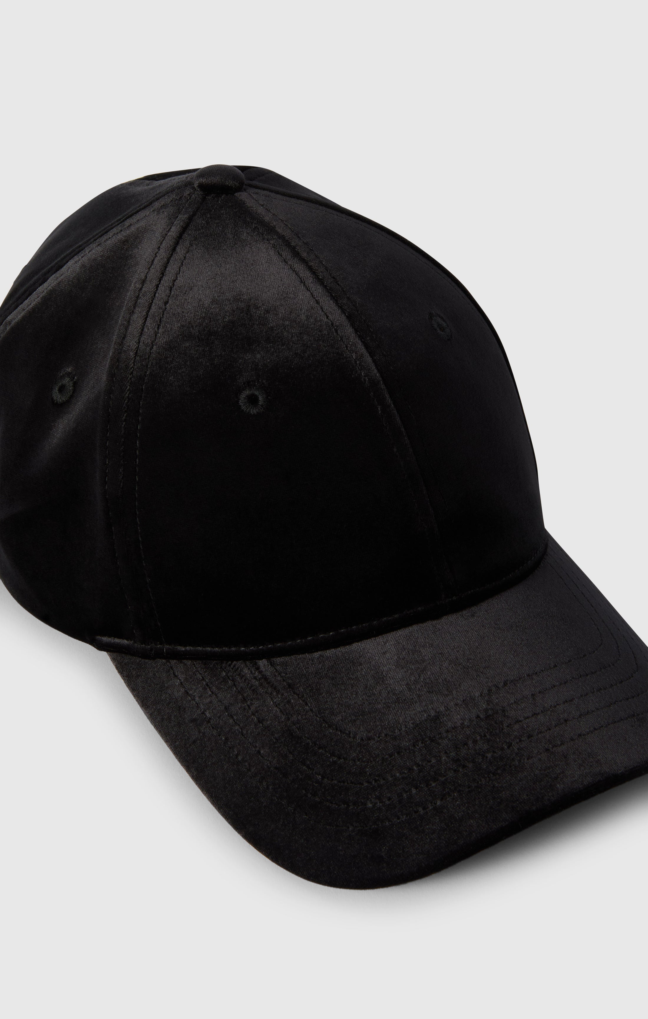 Velour Knit Baseball Cap