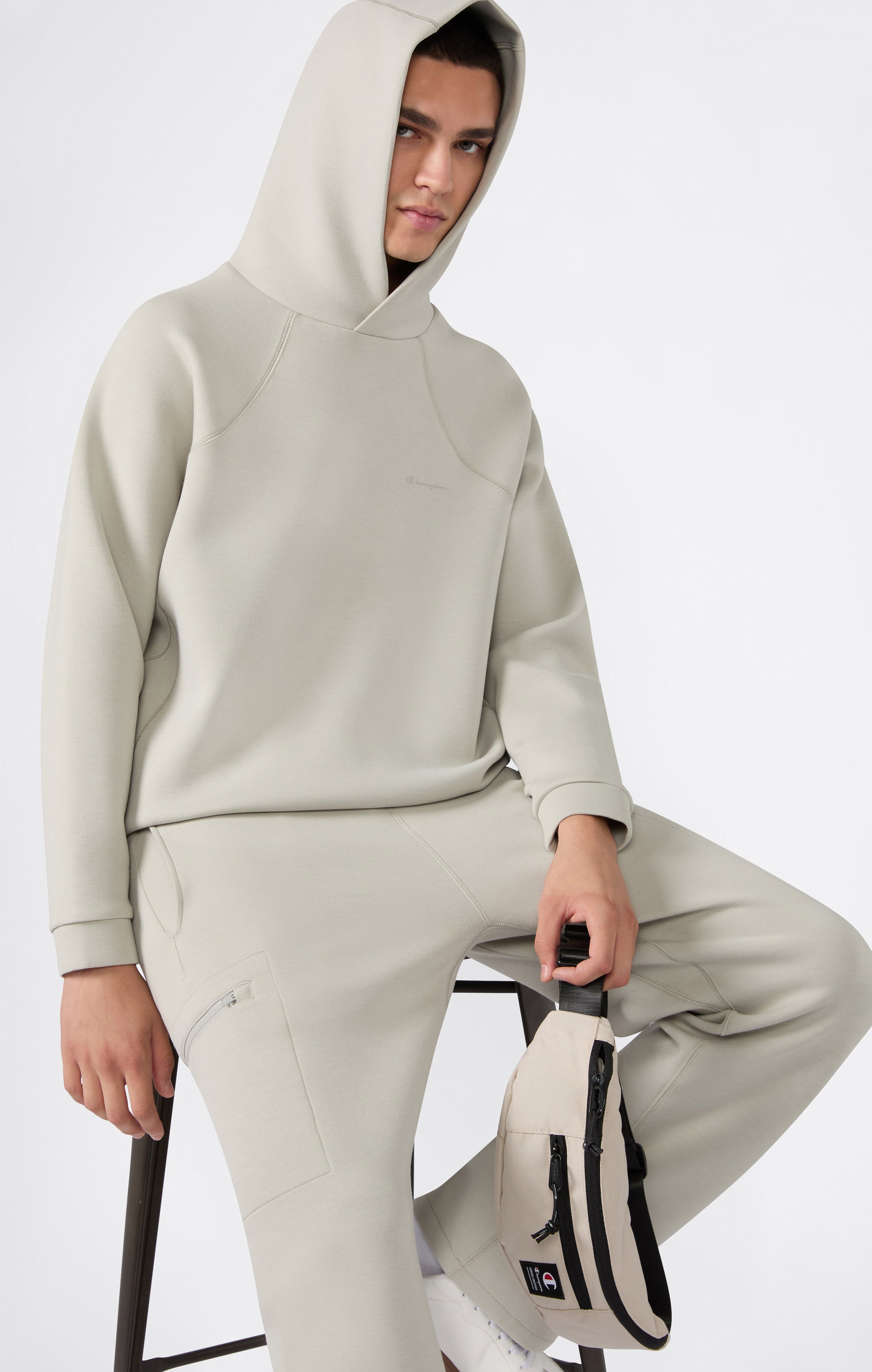 Felpa con Cappuccio da Uomo Black Edition