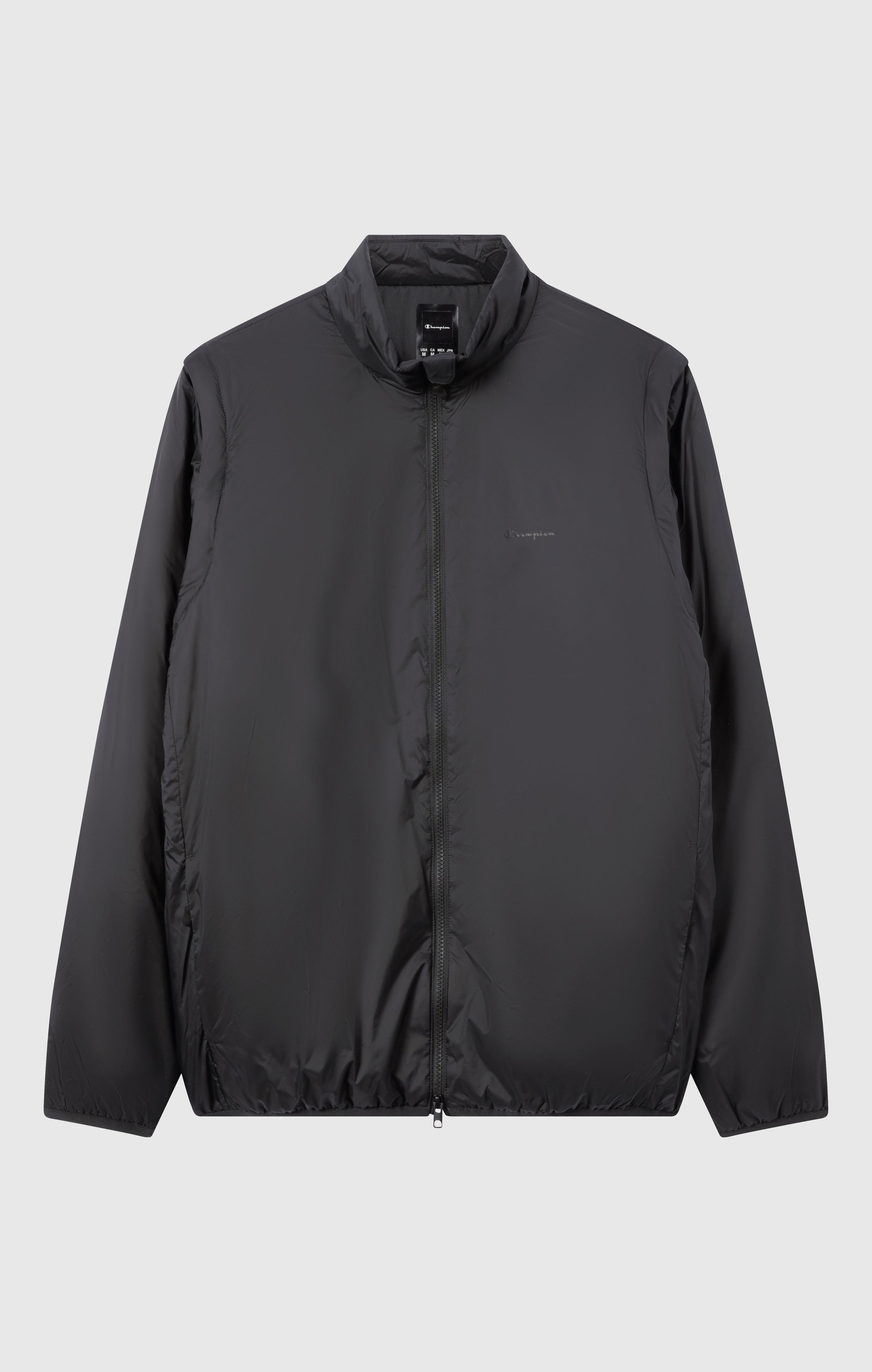 Men's Convertible Full Zip Padded Jacket Black Edition