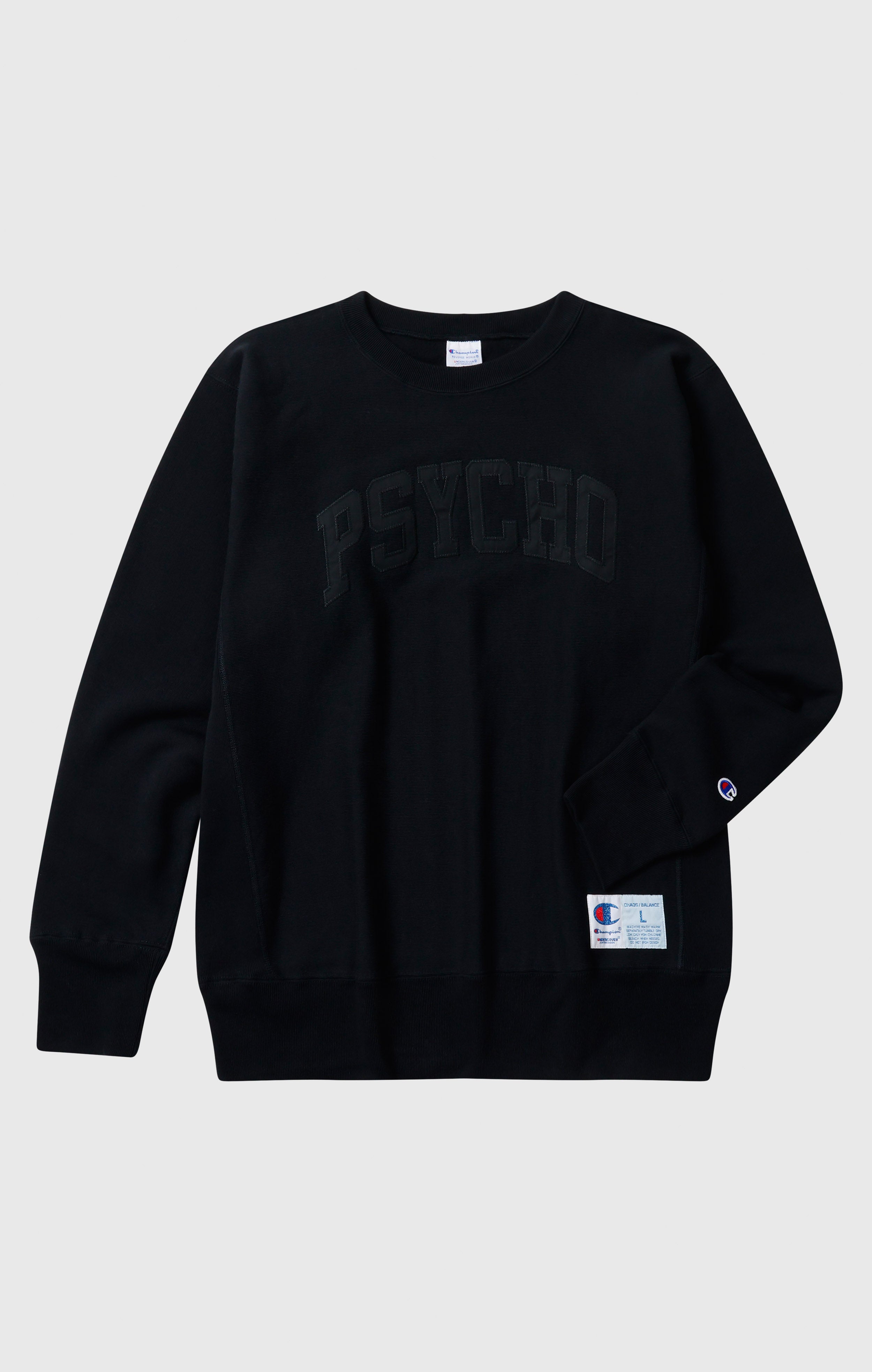 トップス undercover Champion Reverse Weave M Unisex Reverse Weave “Undercover” Sweatshirt Black undercover x