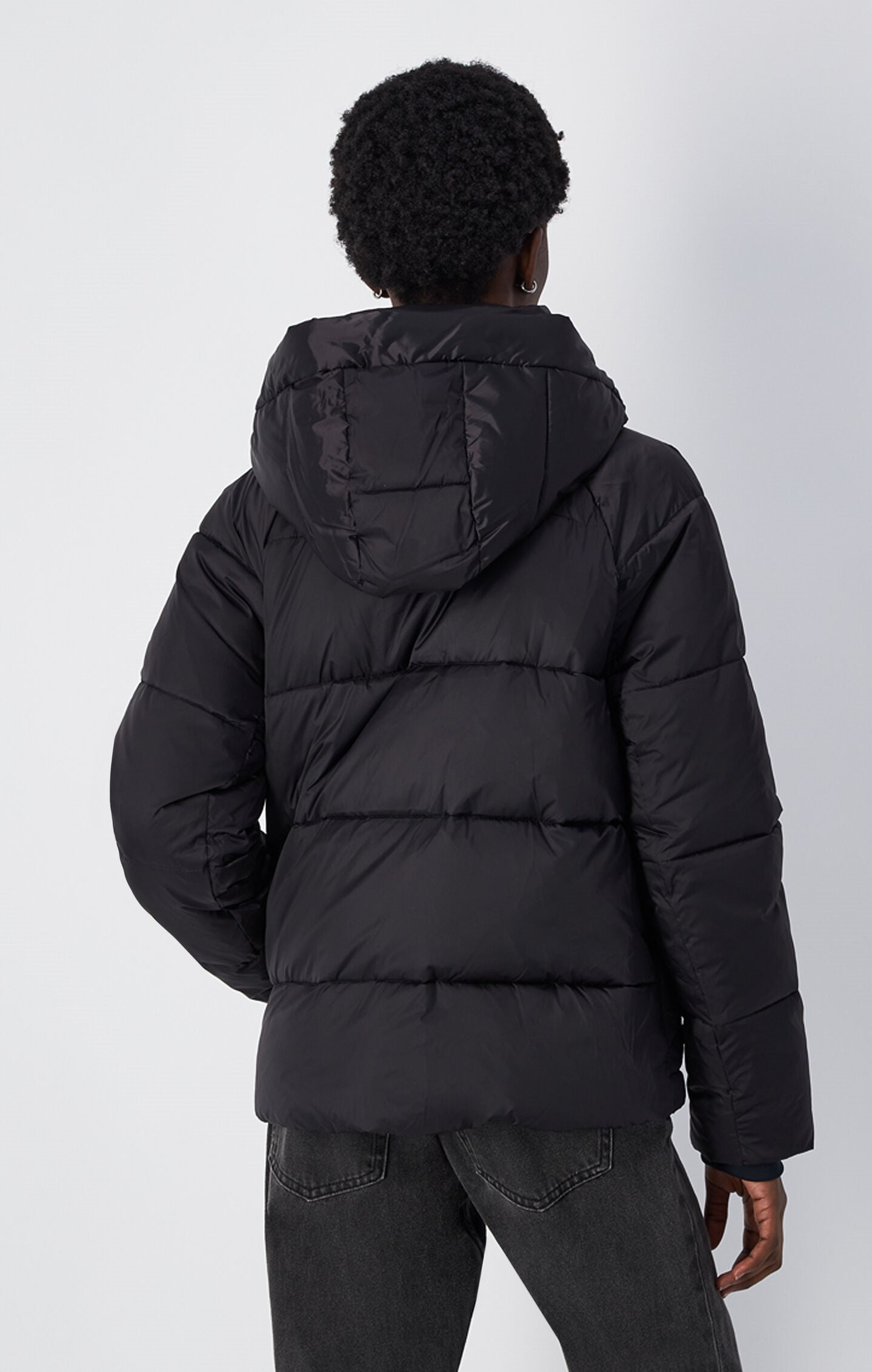 Steppjacke mit Kapuze