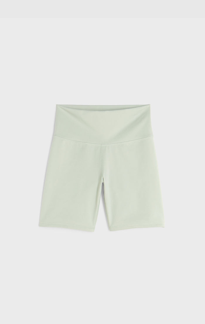Damen-Radhose mit Hohem Bund Atmungsaktiv Athletic Fit