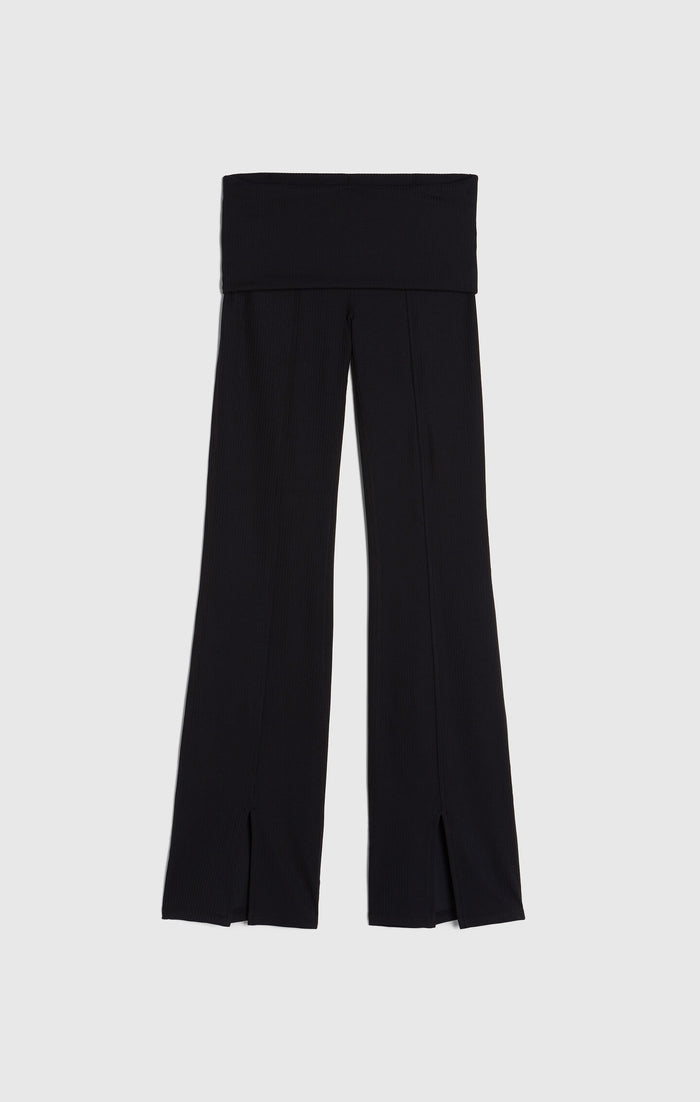 Legging évasé côtelé