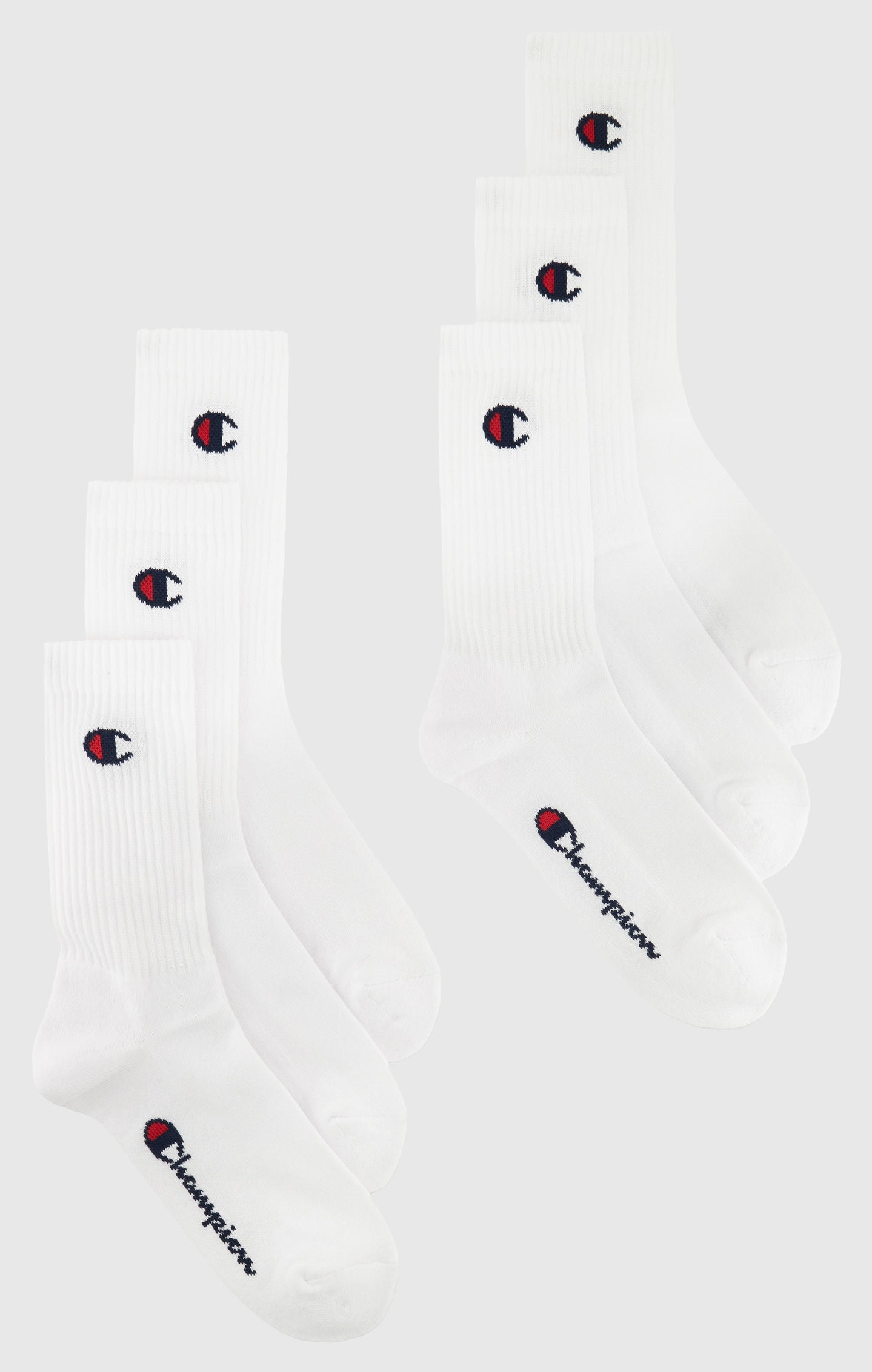 Six Pack Breathable Crew Socks