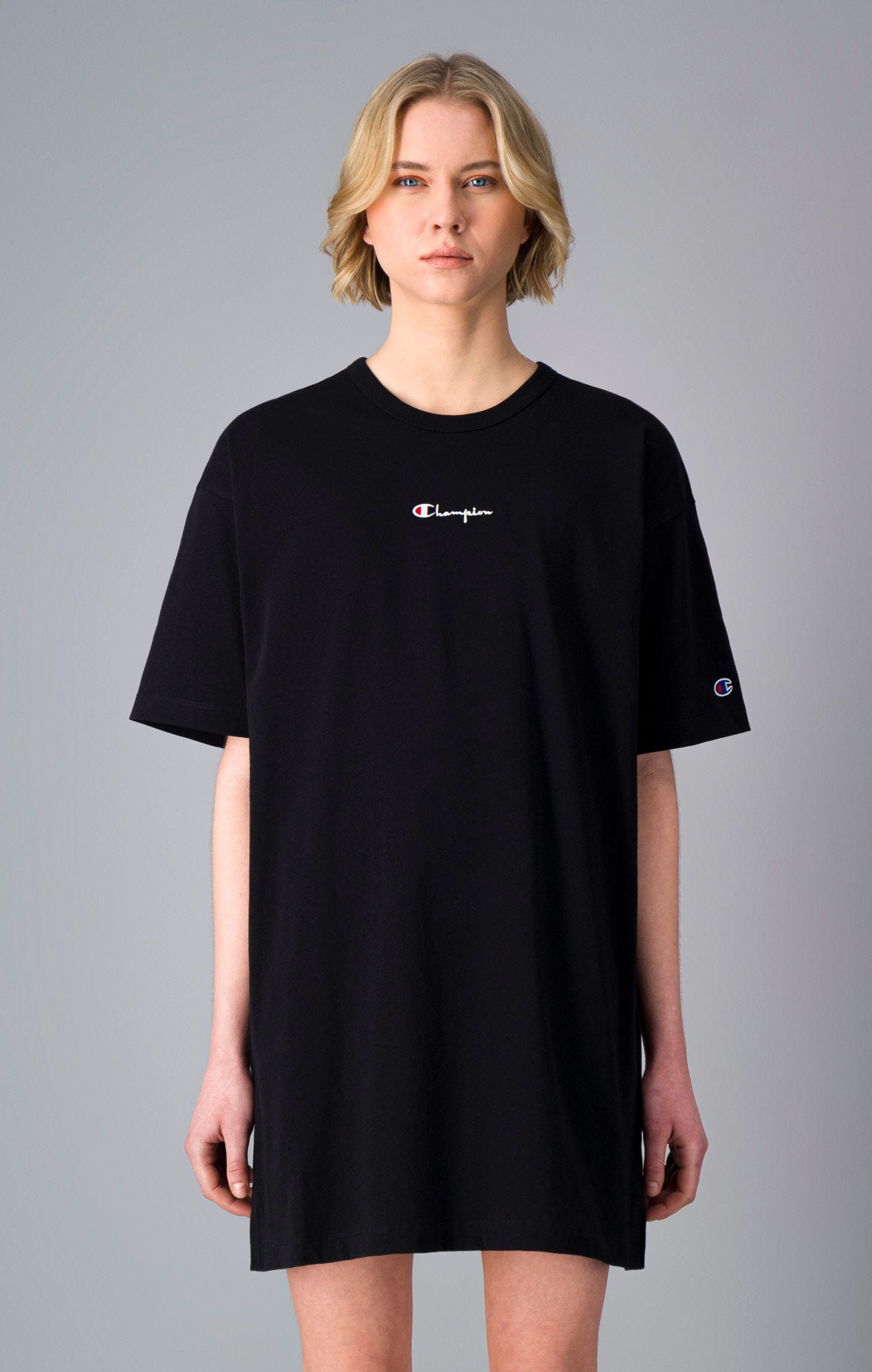 Small Script Logo Midi T-Shirt Dress