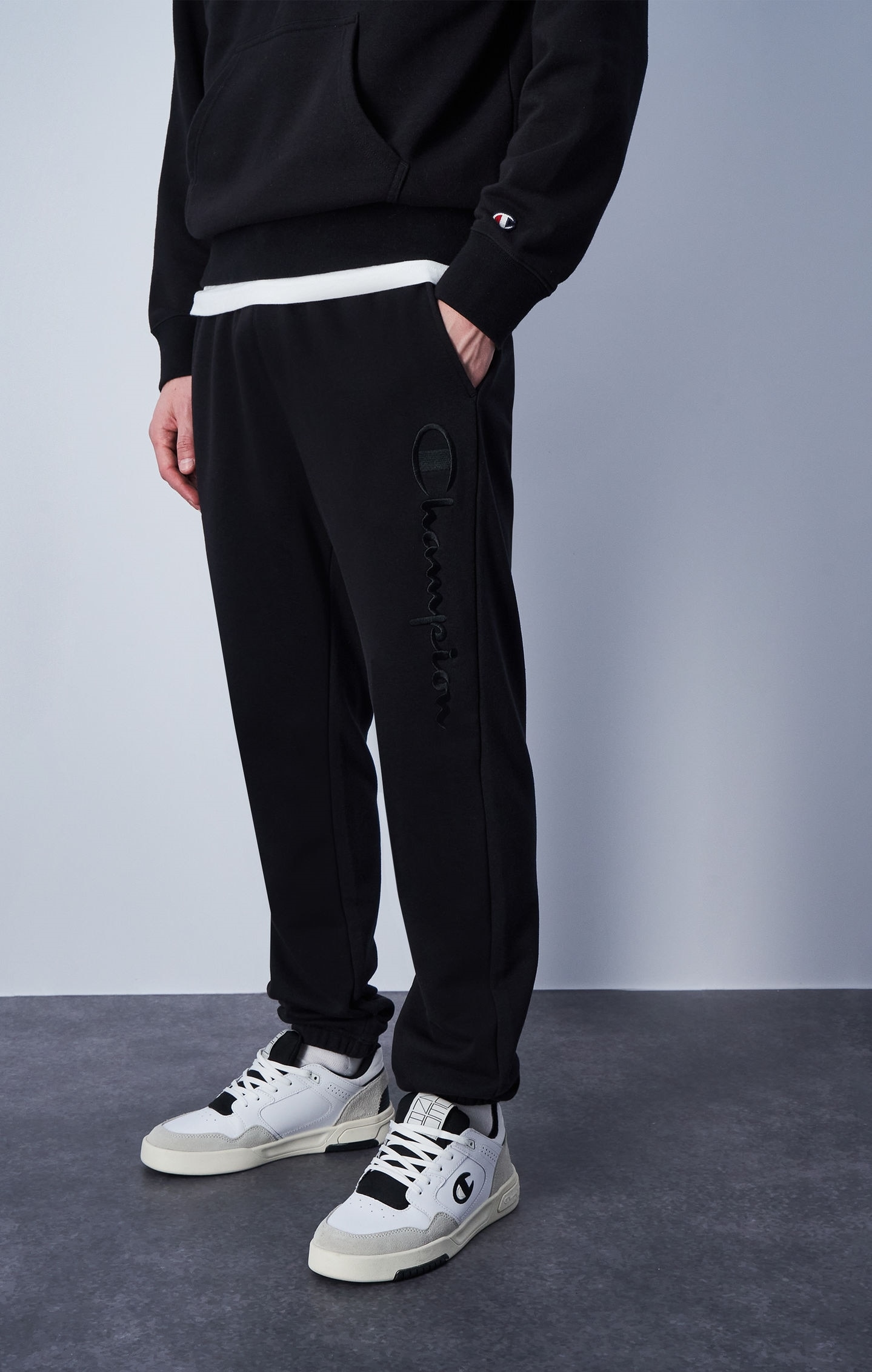 Tonal Embroidered Joggers