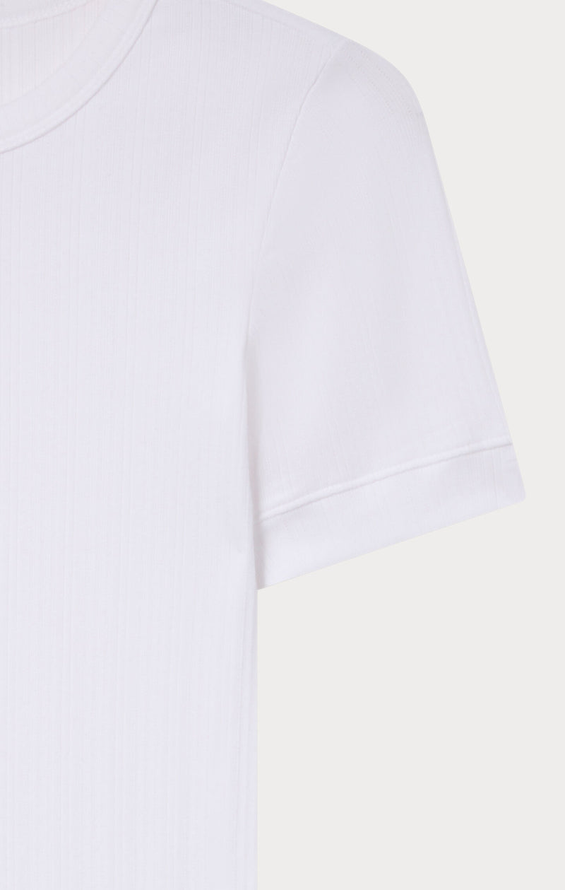 T-shirt Donna ispirazione Tennis con profili a contrasto
