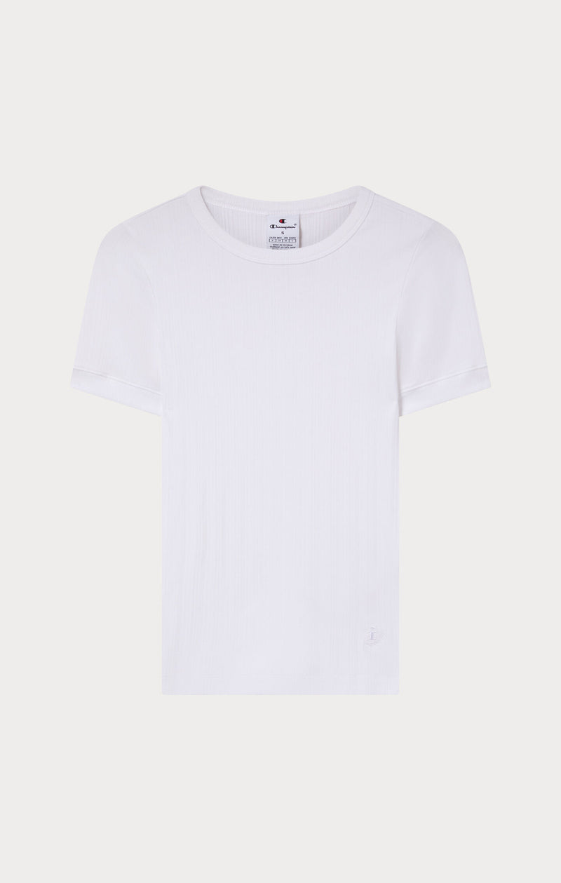 T-shirt Donna ispirazione Tennis con profili a contrasto