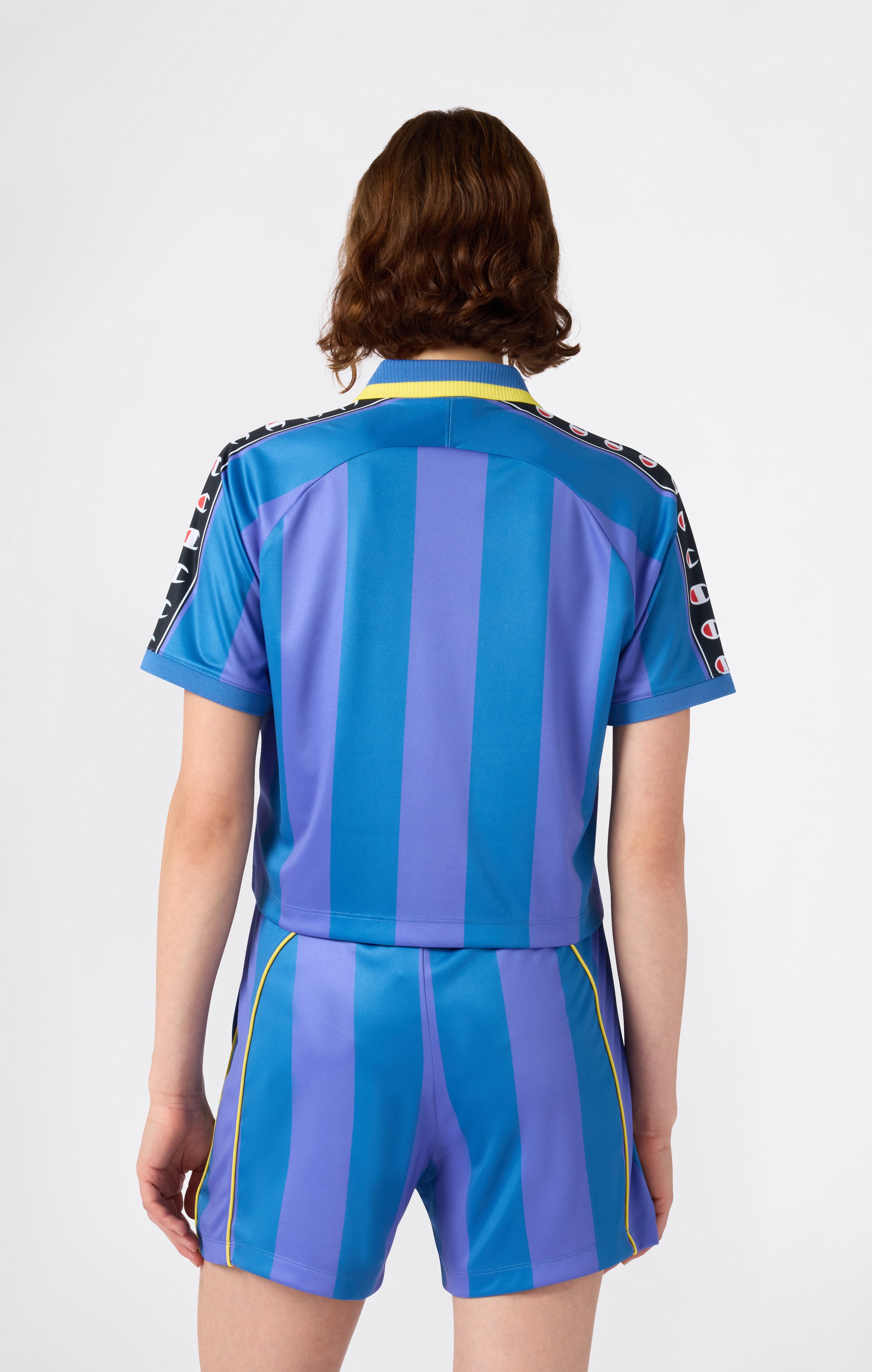 Damen Polo T-Shirt mit V-Ausschnitt Sport Heritage