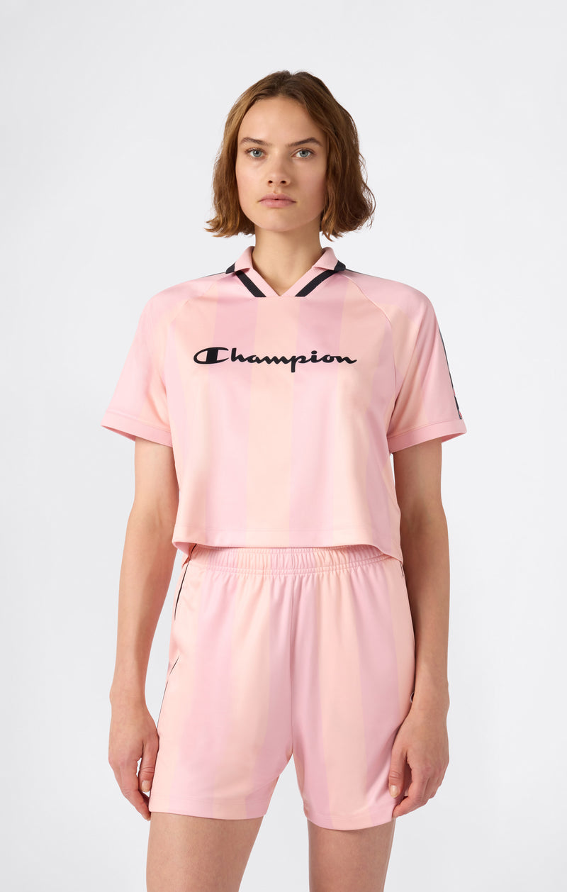 Women's V-Neck Polo T-Shirt Sport Heritage