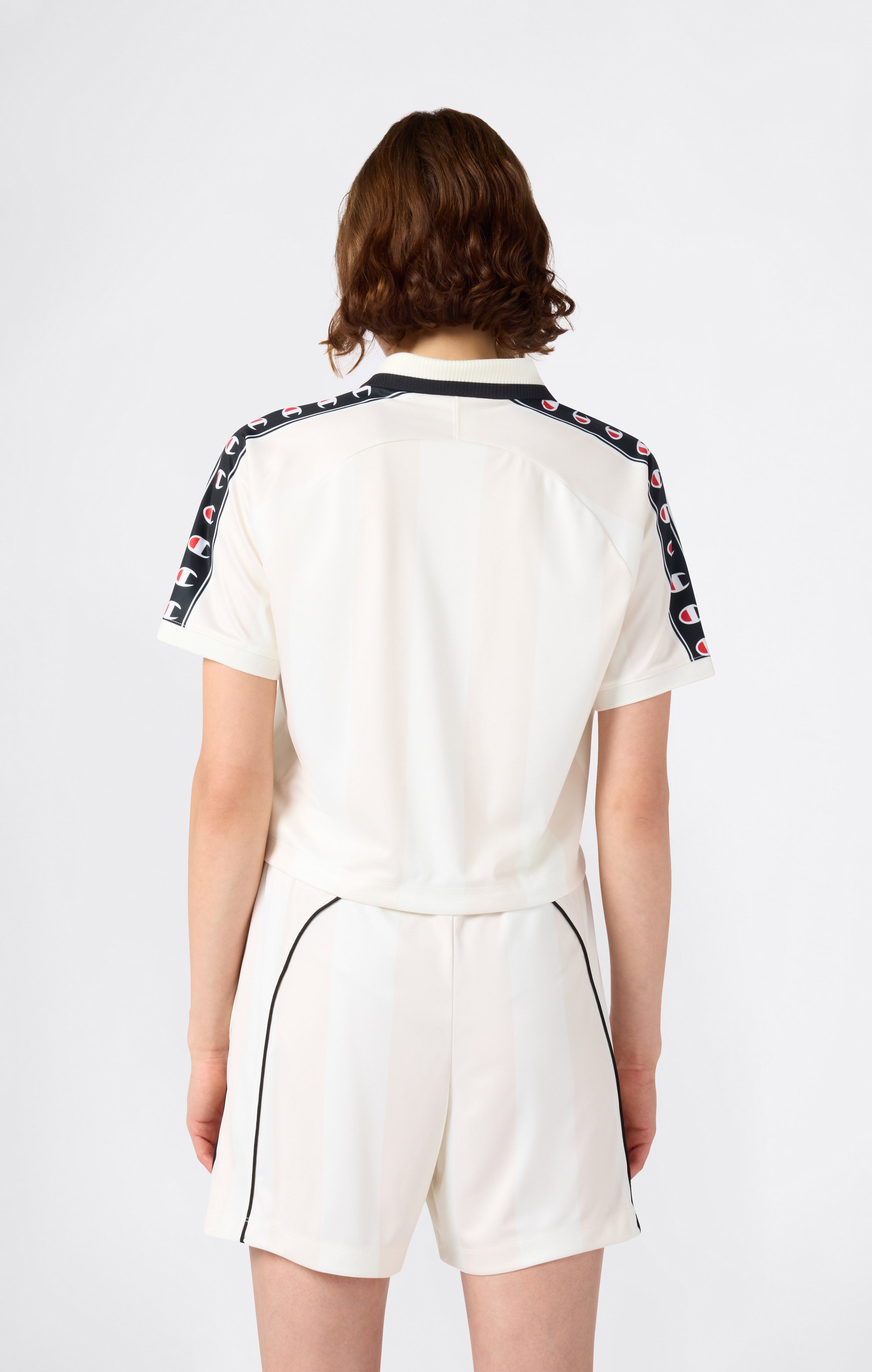 Women's V-Neck Polo T-Shirt Sport Heritage