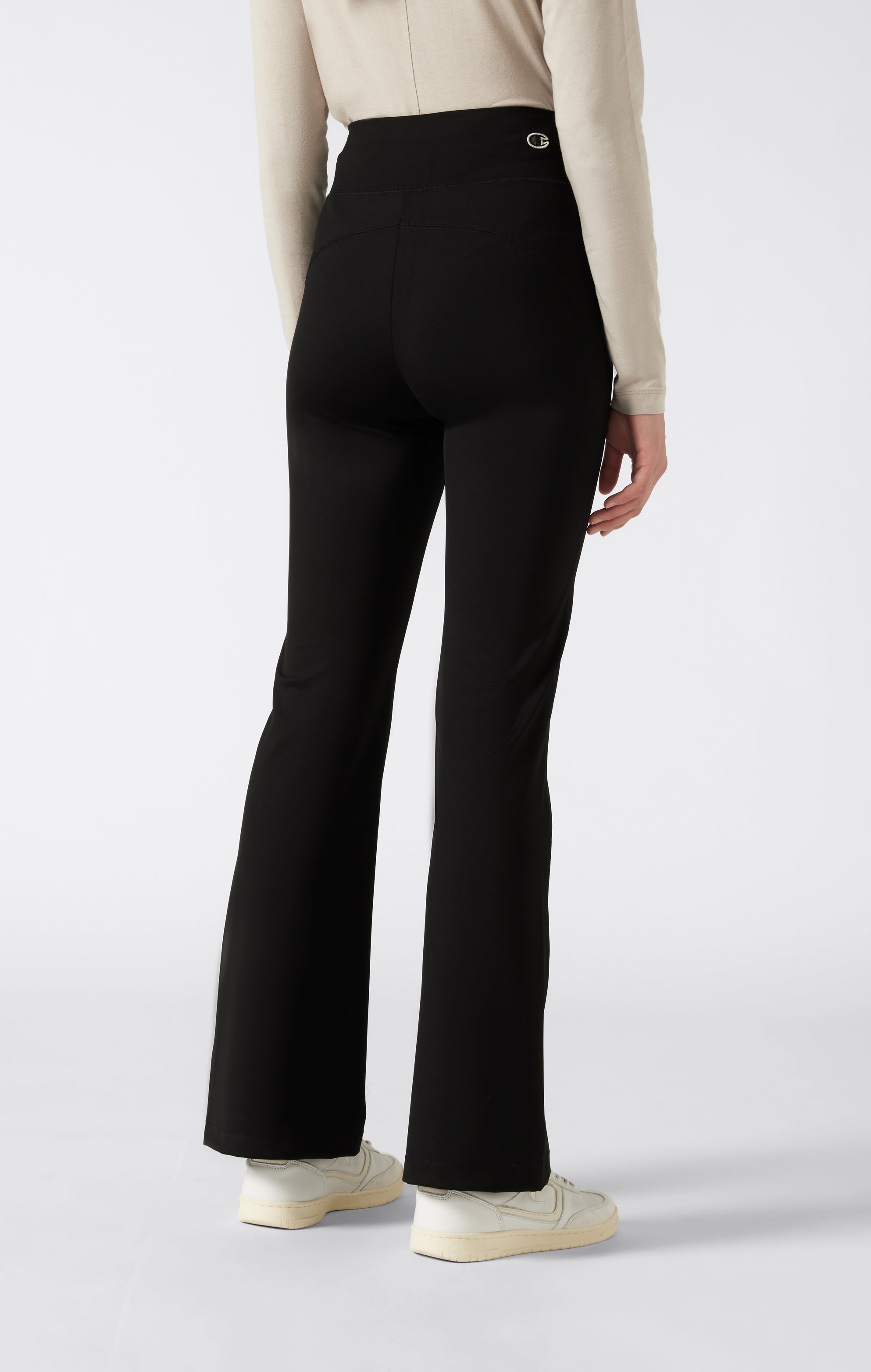 Women's Reverse Weave Washed Flare Leggings