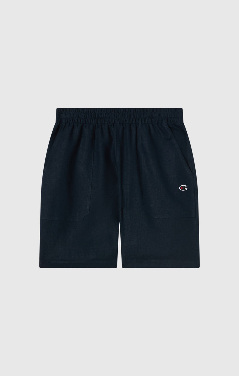 Women’s Washed Linen-Blend Bermuda