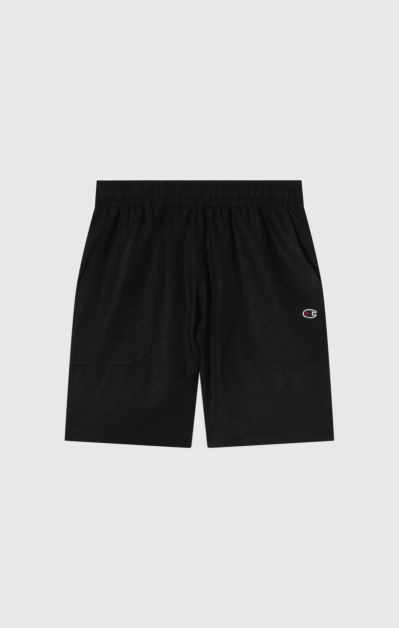 Women’s Washed Linen-Blend Bermuda