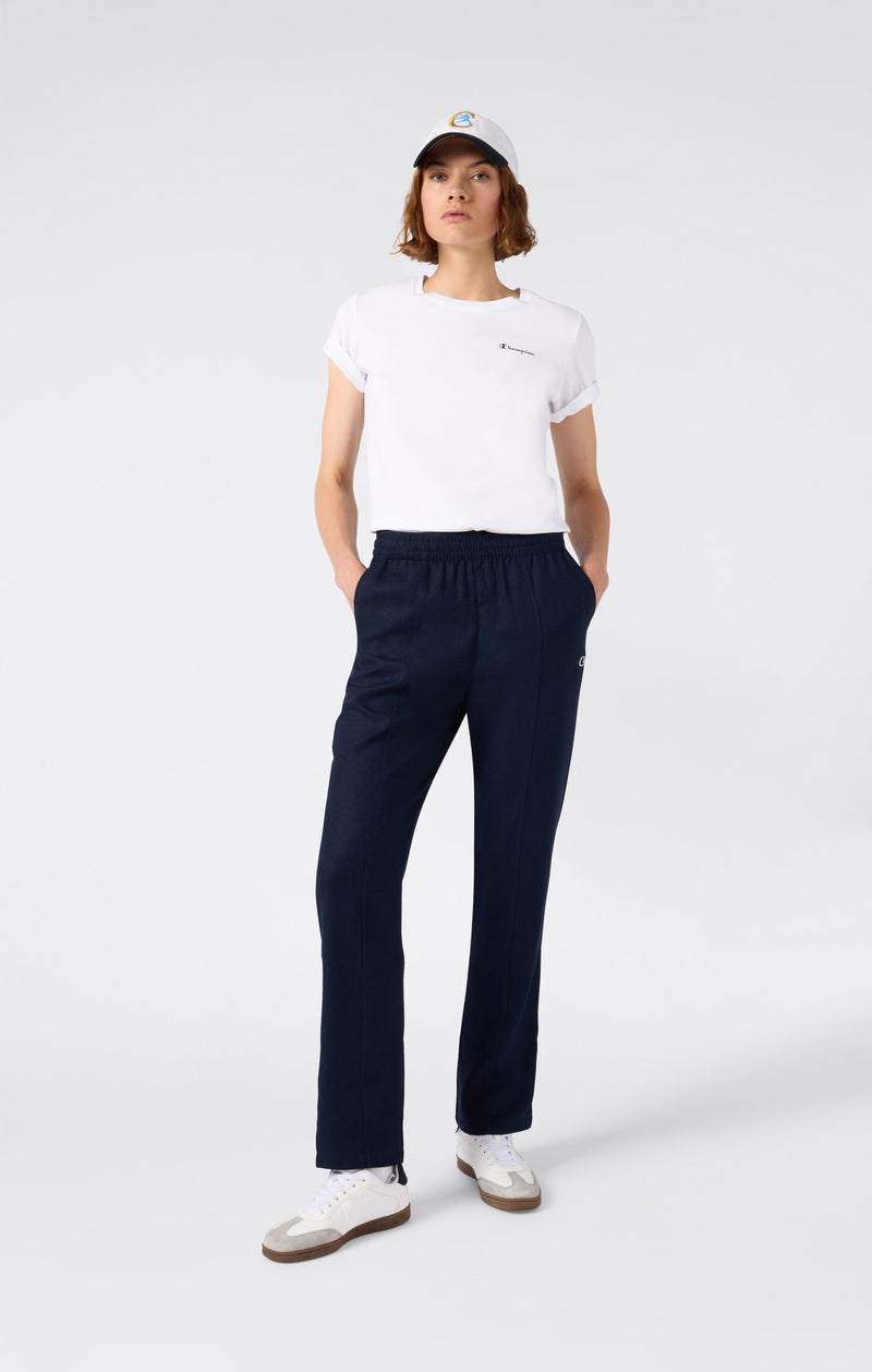 Women’s Straight Hem Linen-Blend Pants