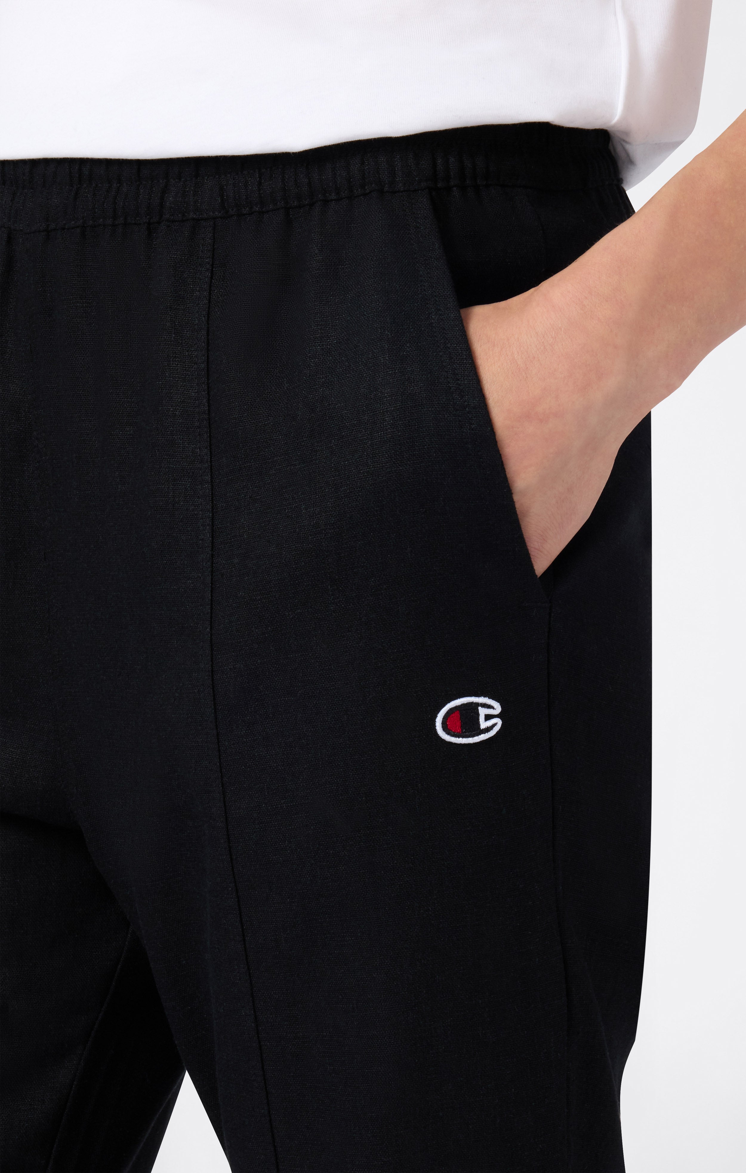 Women’s Straight Hem Linen-Blend Pants