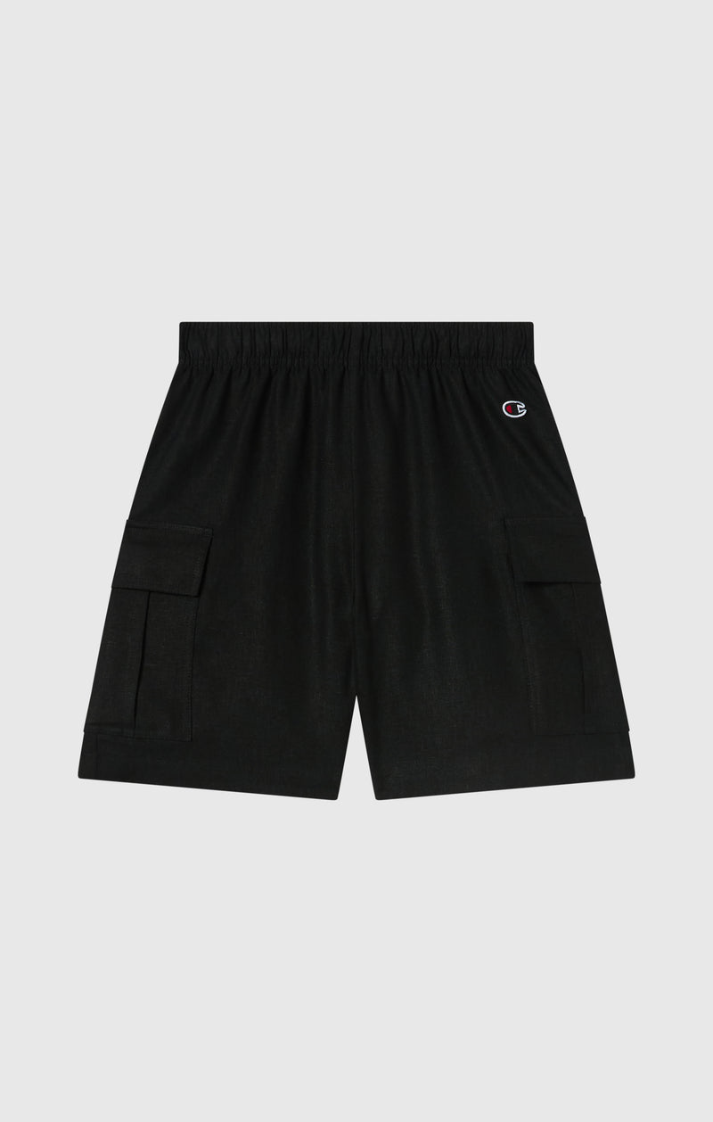 Women’s Linen-Blend Cargo Bermuda