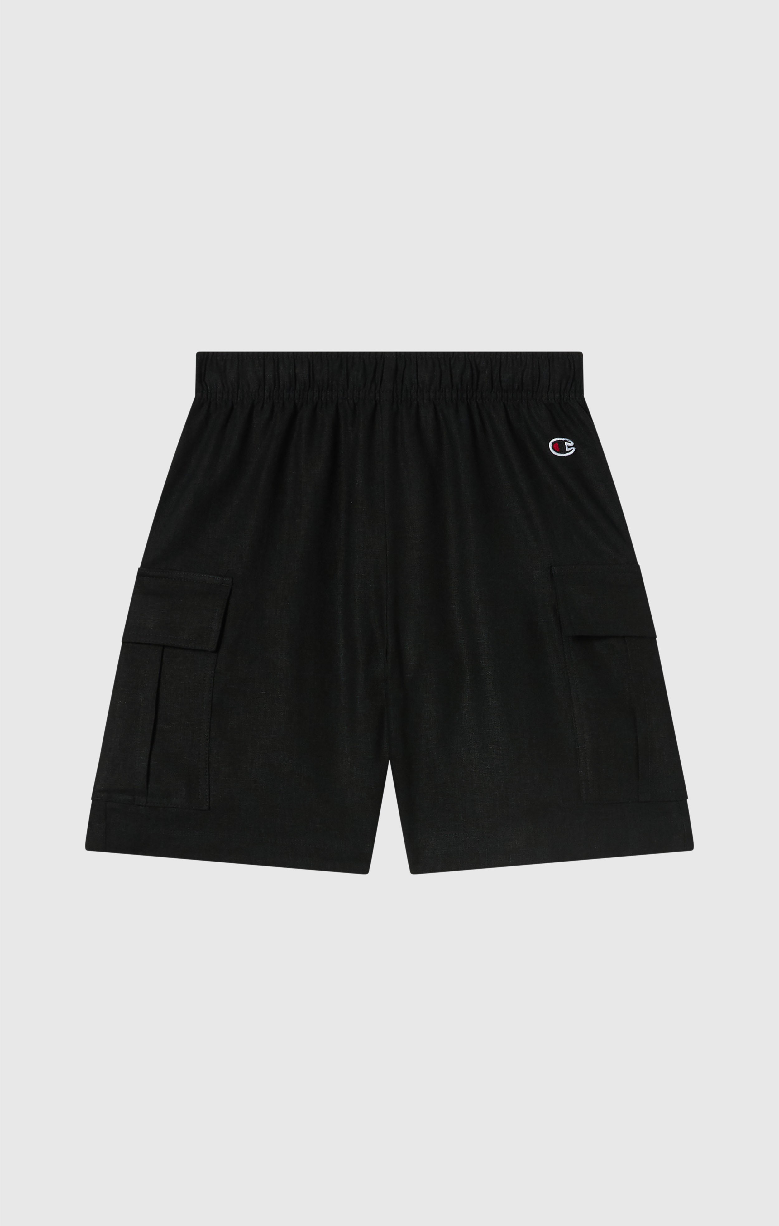 Bermudas cargo de mujer de mezcla de lino