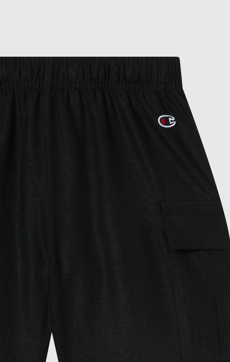 Women’s Linen-Blend Cargo Bermuda