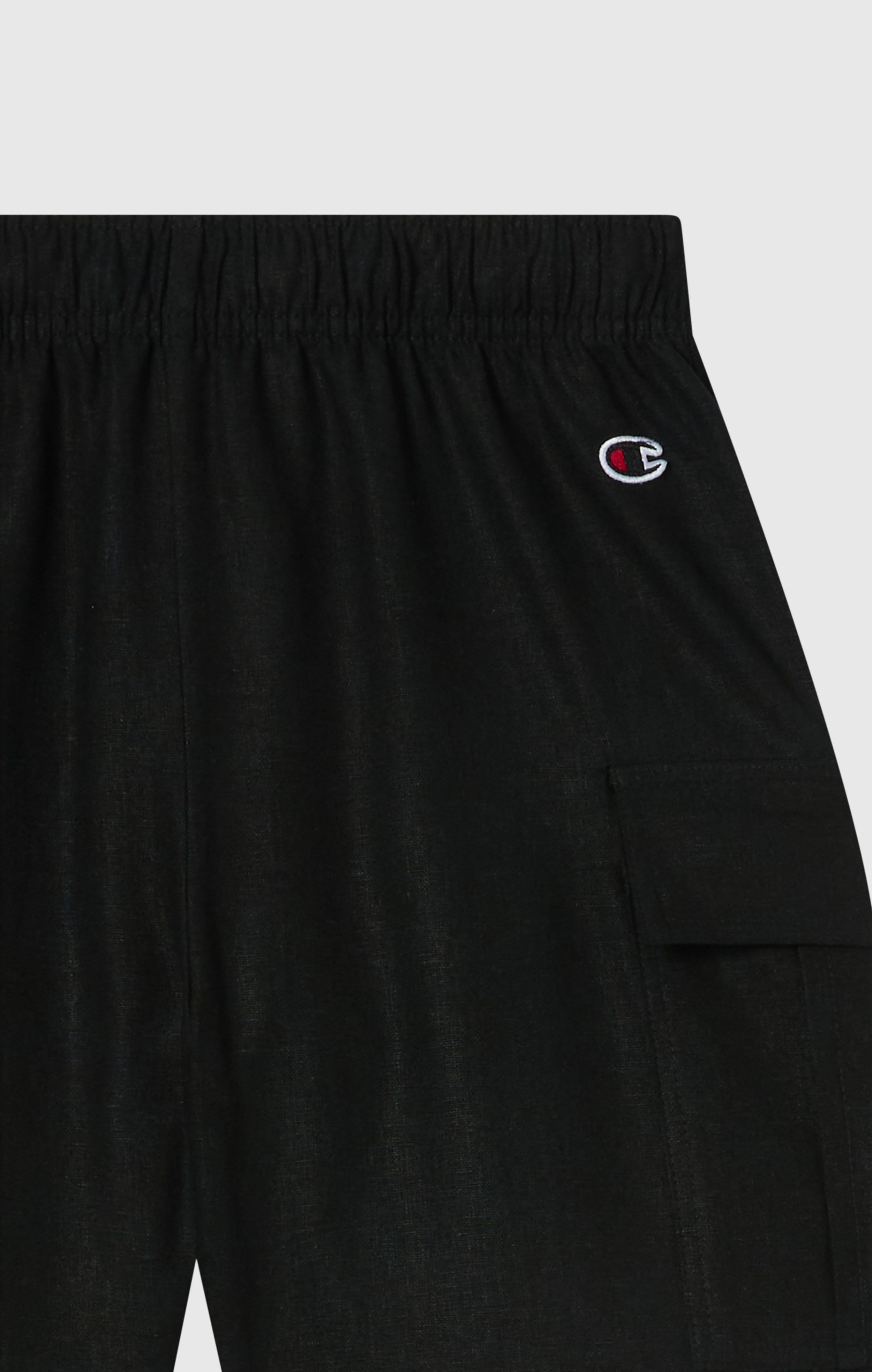 Bermudas cargo de mujer de mezcla de lino