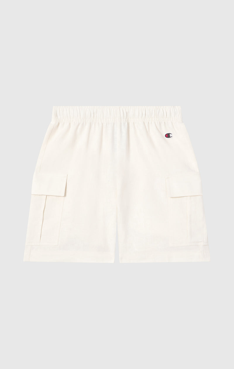 Women’s Linen-Blend Cargo Bermuda