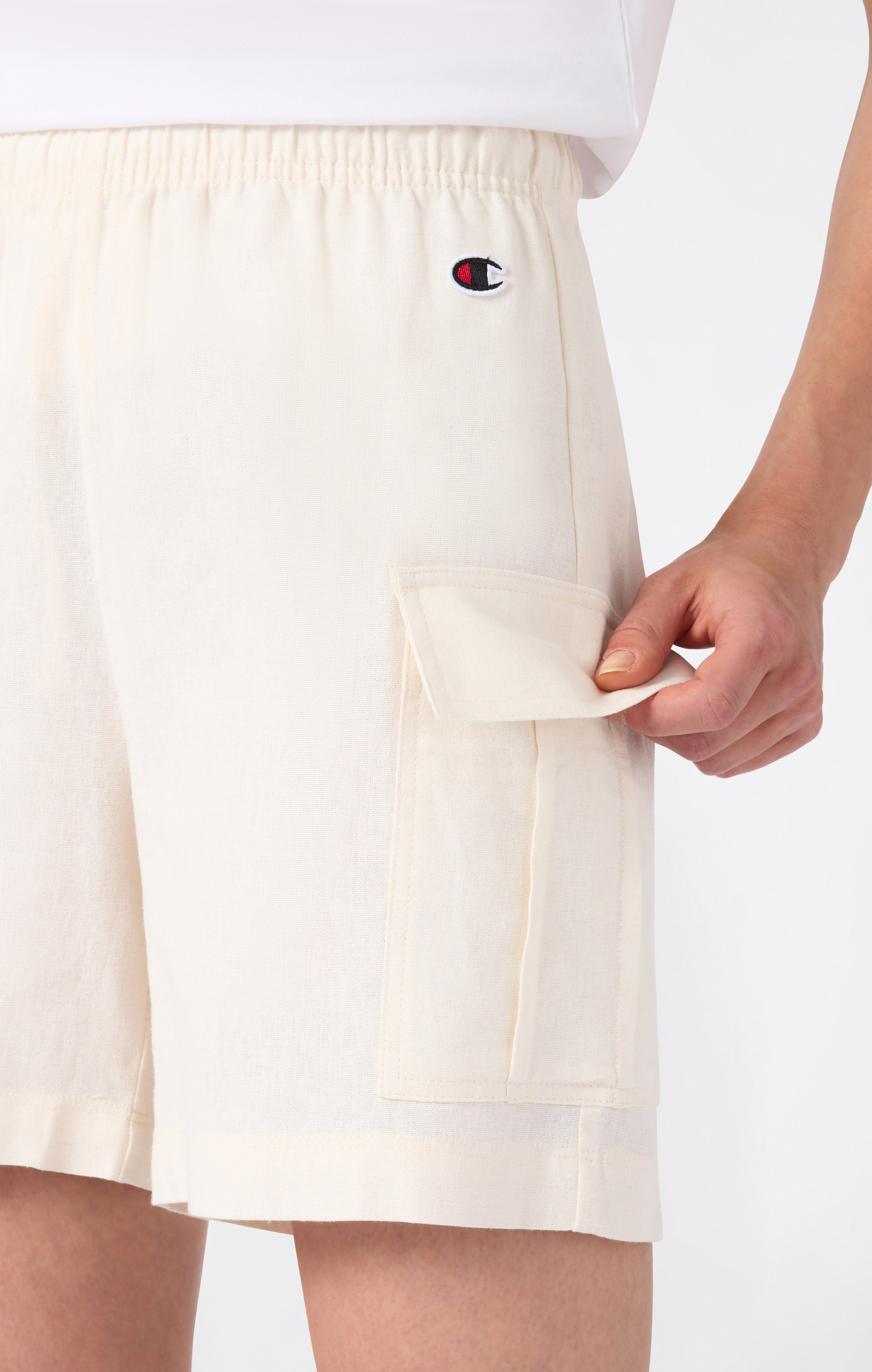 Women’s Linen-Blend Cargo Bermuda