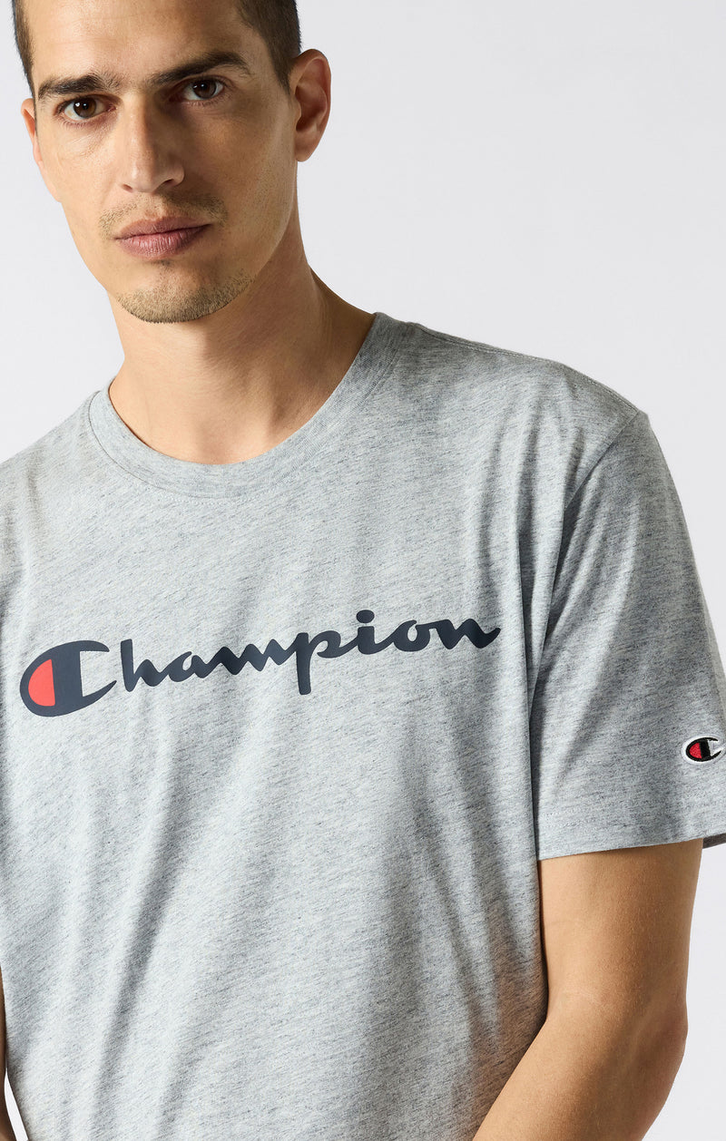 T-shirt en jersey de coton avec grand logo