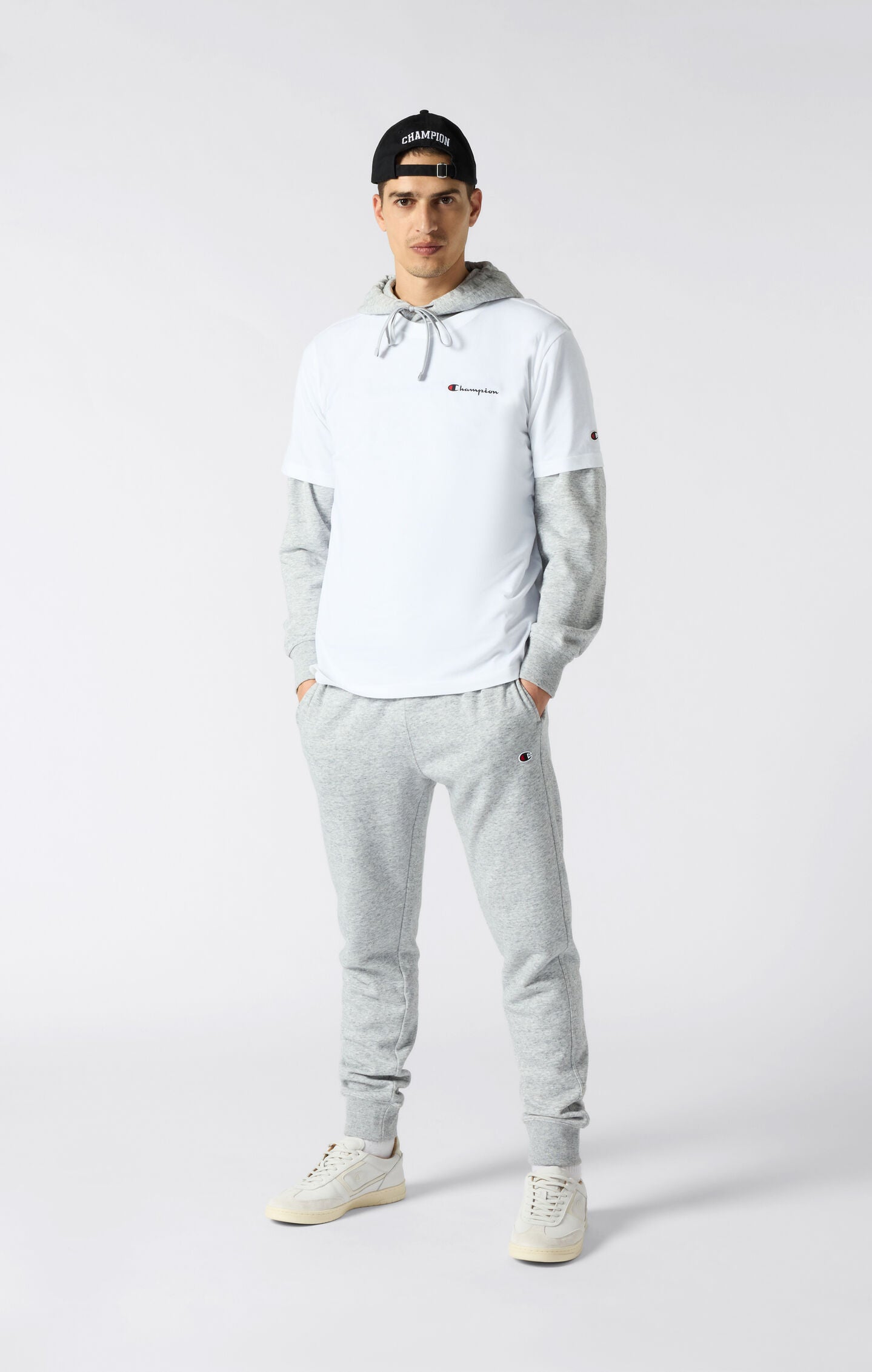 Small Logo Cotton Jersey T-Shirt White icons | Champion