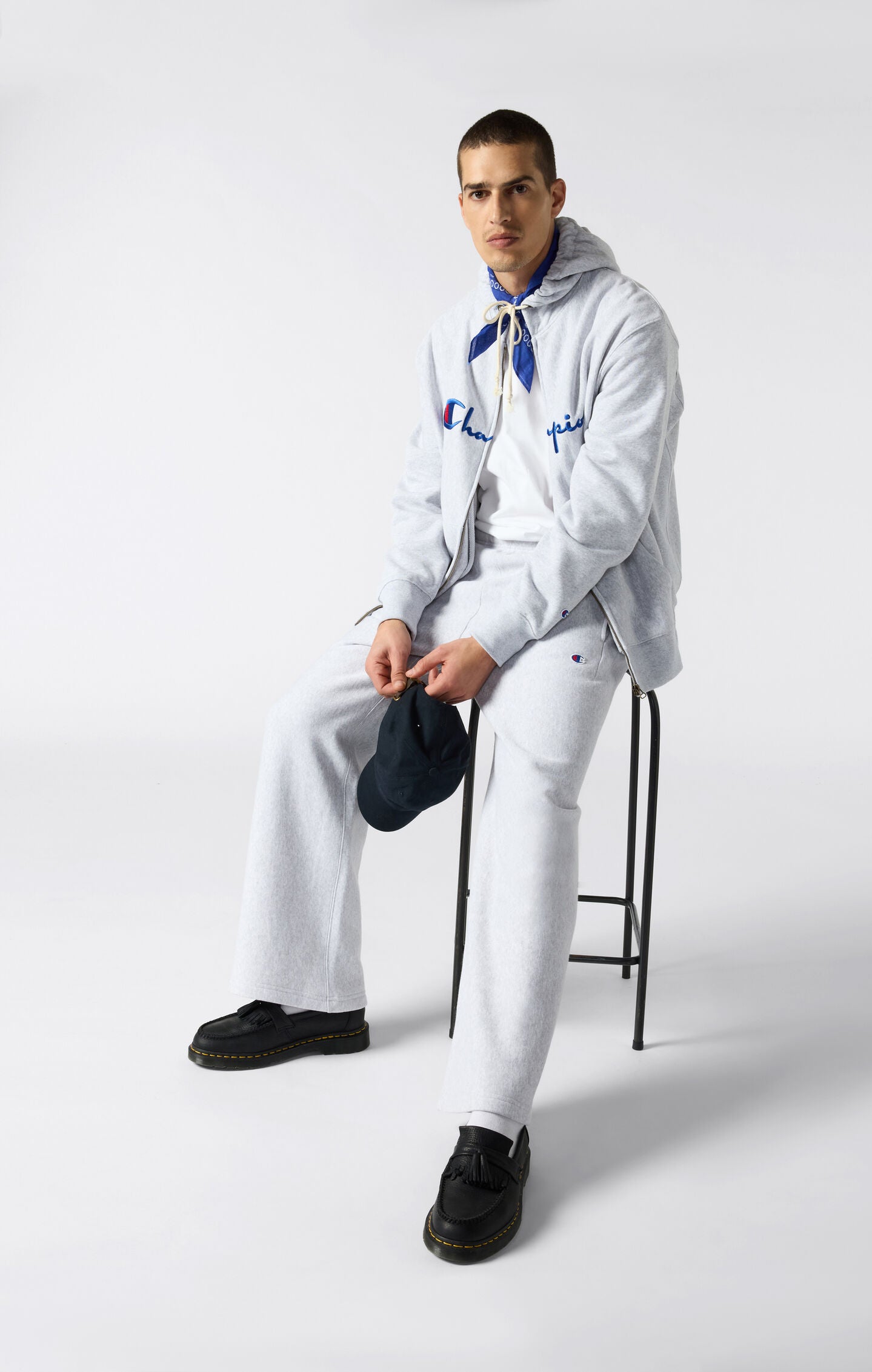 Pantaloni joggers Reverse Weave a gamba ampia