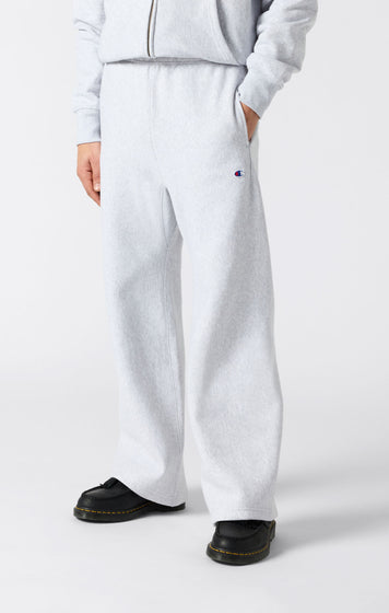 Men’s Heavyweight Wide-Leg Fleece Jogger Pants Reverse Weave