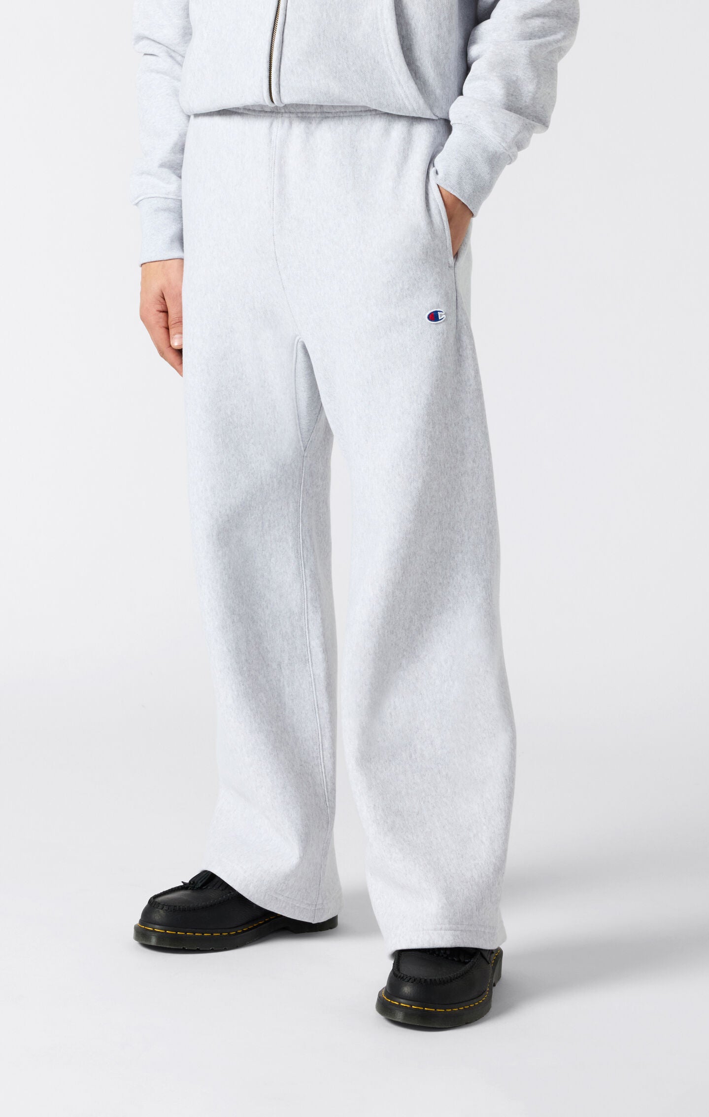 Men’s Heavyweight Wide-Leg Fleece Jogger Pants Reverse Weave
