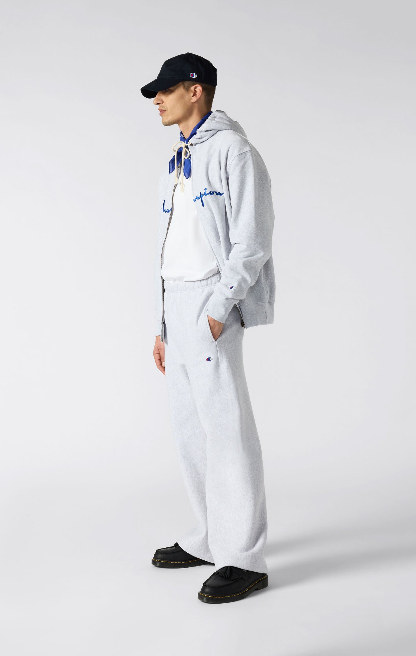 Men’s Heavyweight Wide-Leg Fleece Jogger Pants Reverse Weave