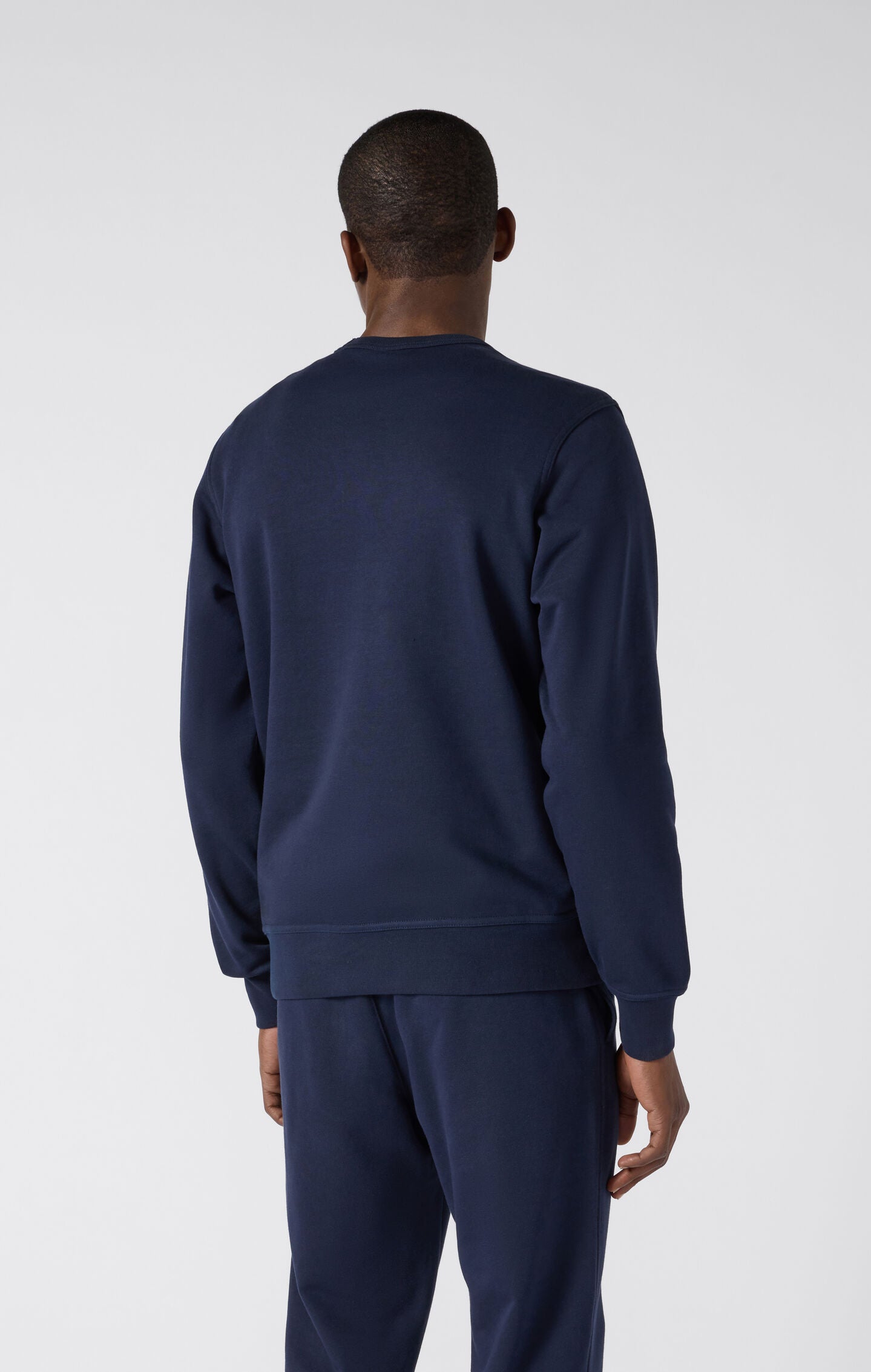 Felpa Slim Fit Leggera con logo piccolo ricamato da uomo