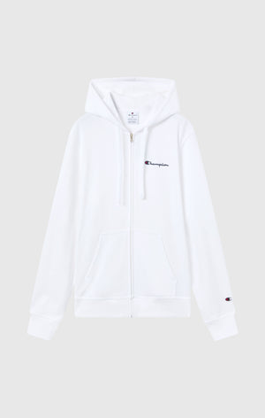 Men's Lightweight Slim Fit Hoodie with Full Zip and Small Logo