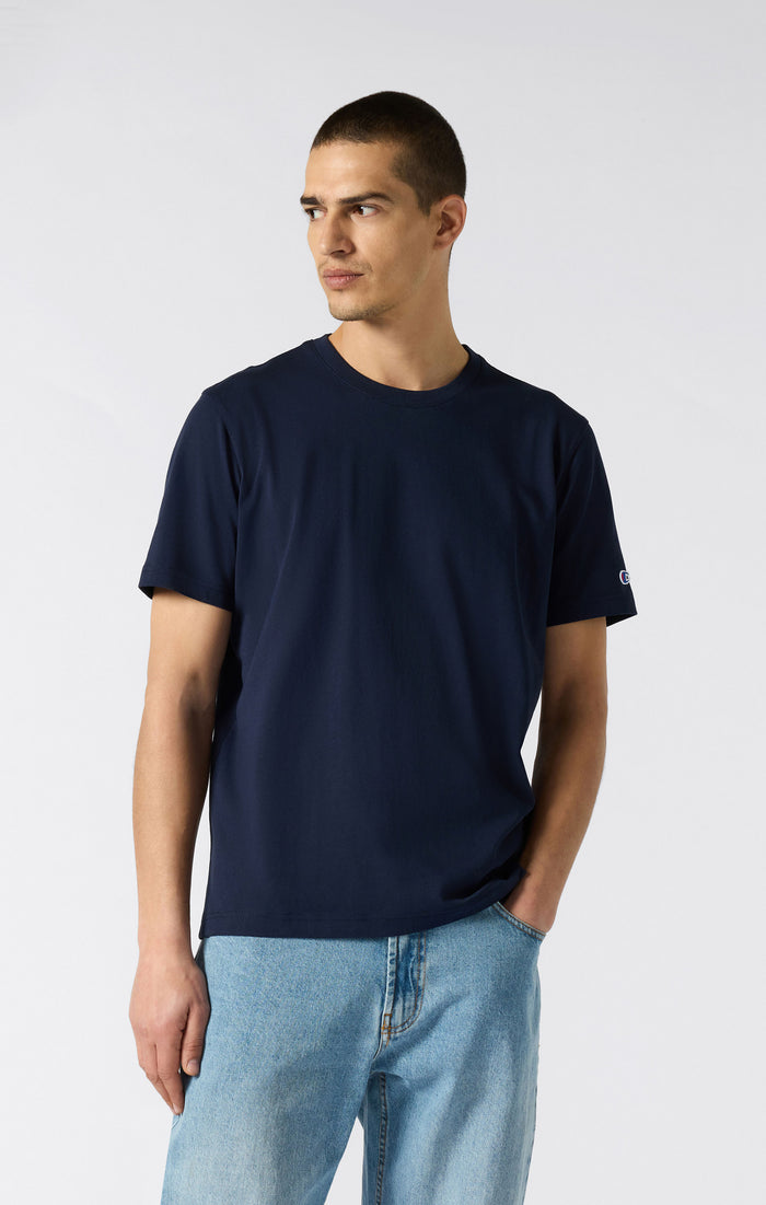 Weites Herren-T-Shirt aus Schwerem Baumwollstoff