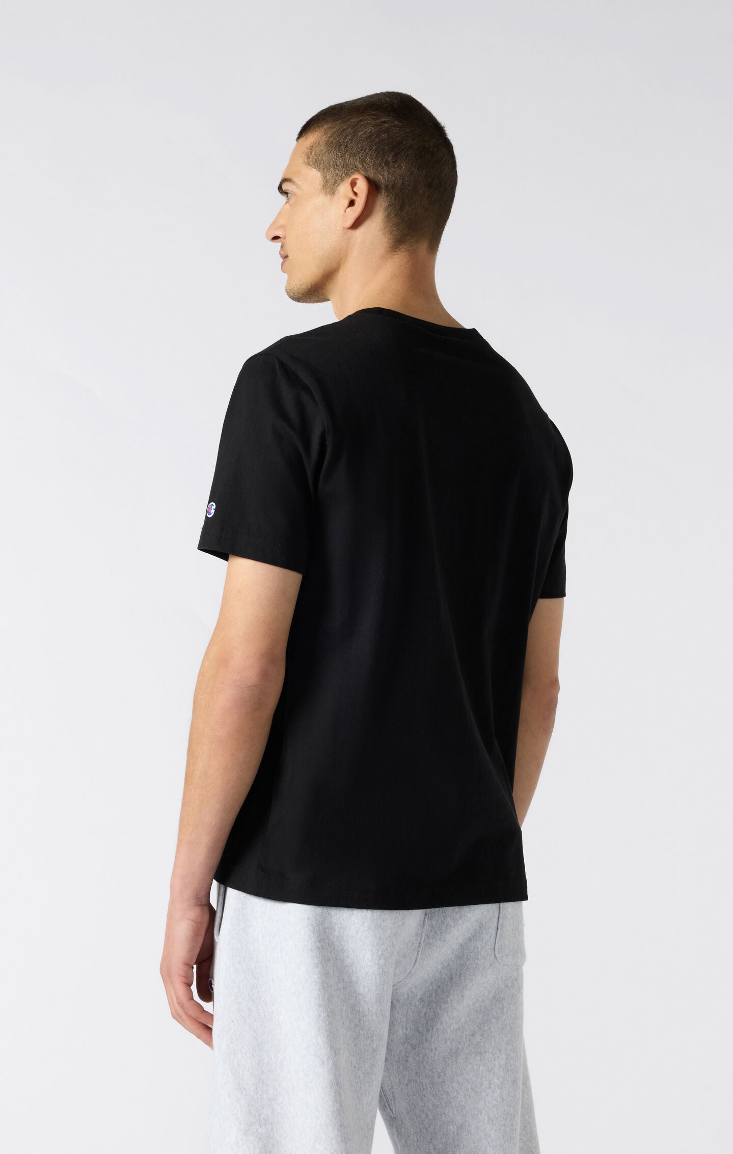 Weites Herren-T-Shirt aus Schwerem Baumwollstoff