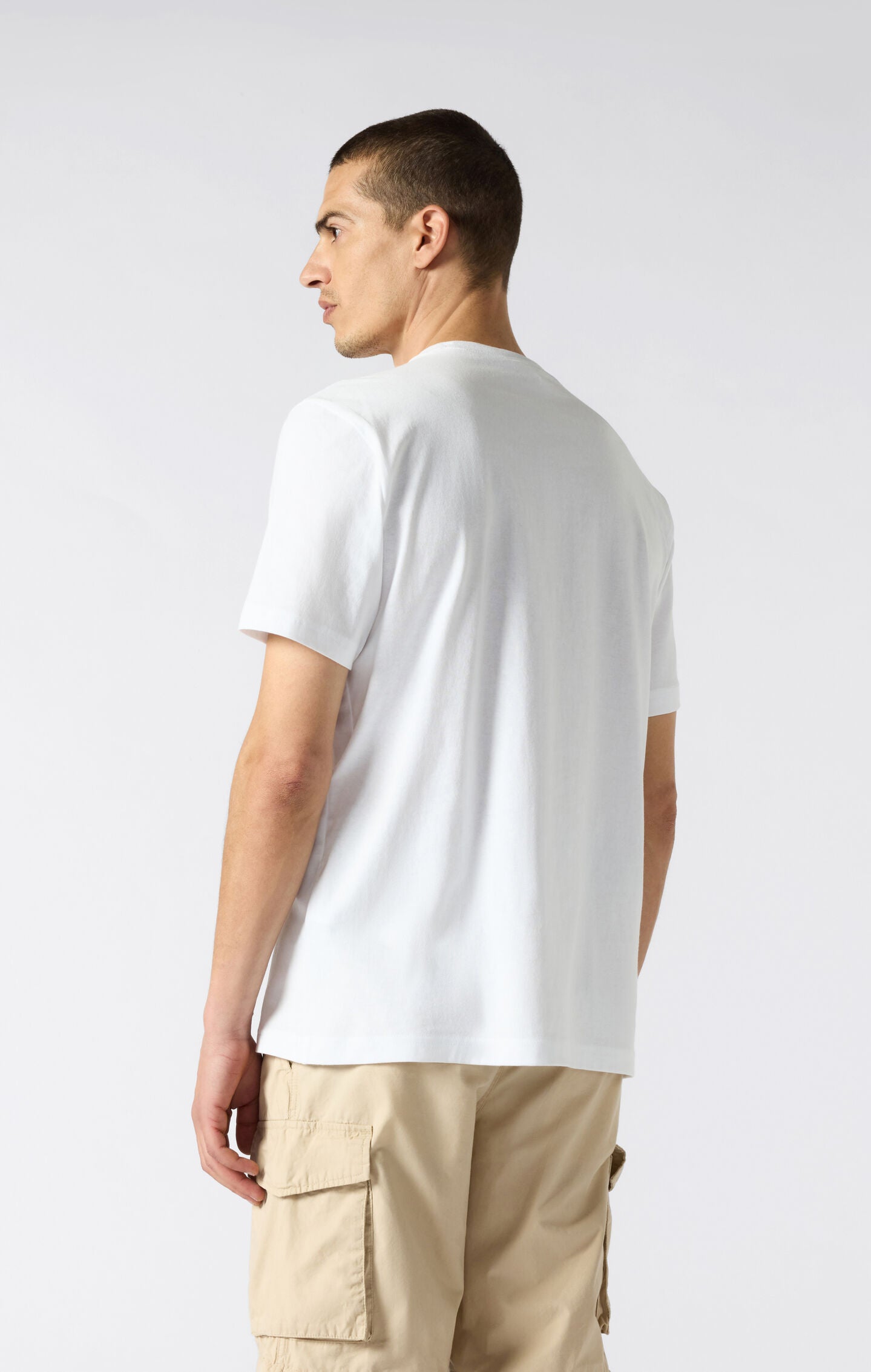 T-shirt Uomo ampia in Cotone Pesante