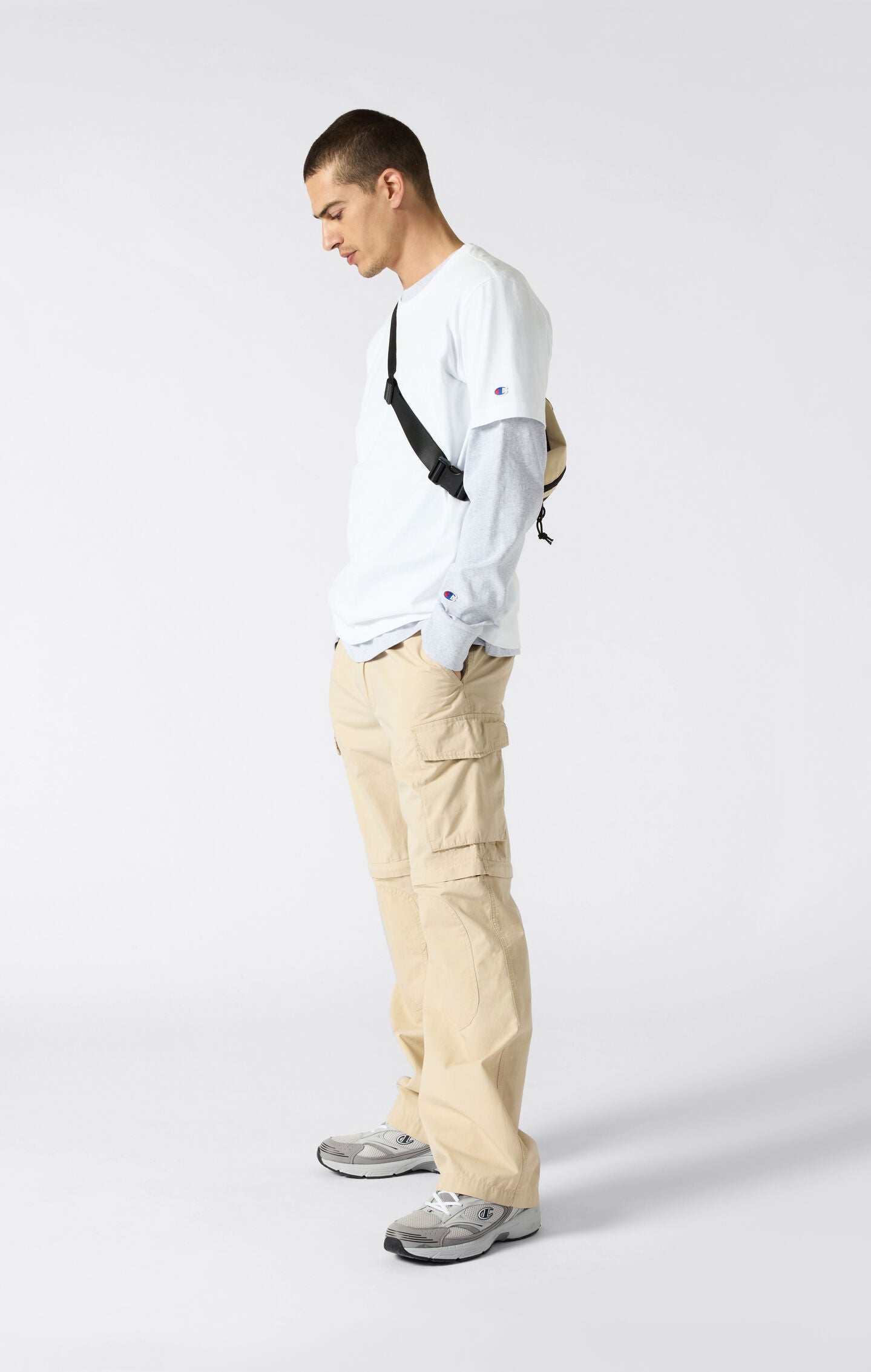 T-shirt Uomo ampia in Cotone Pesante