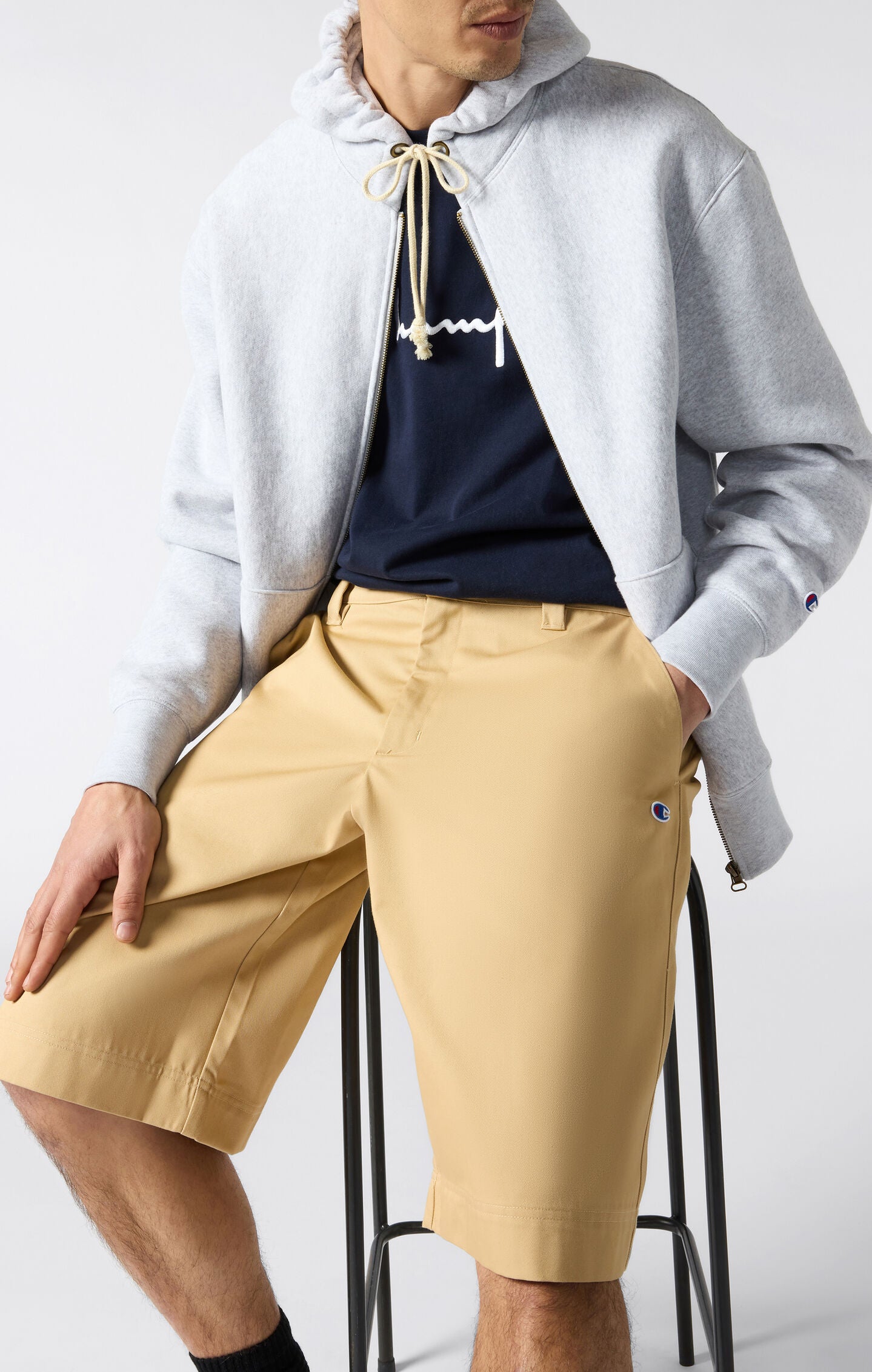 Reverse Weave Men's Cargo Bermuda Shorts