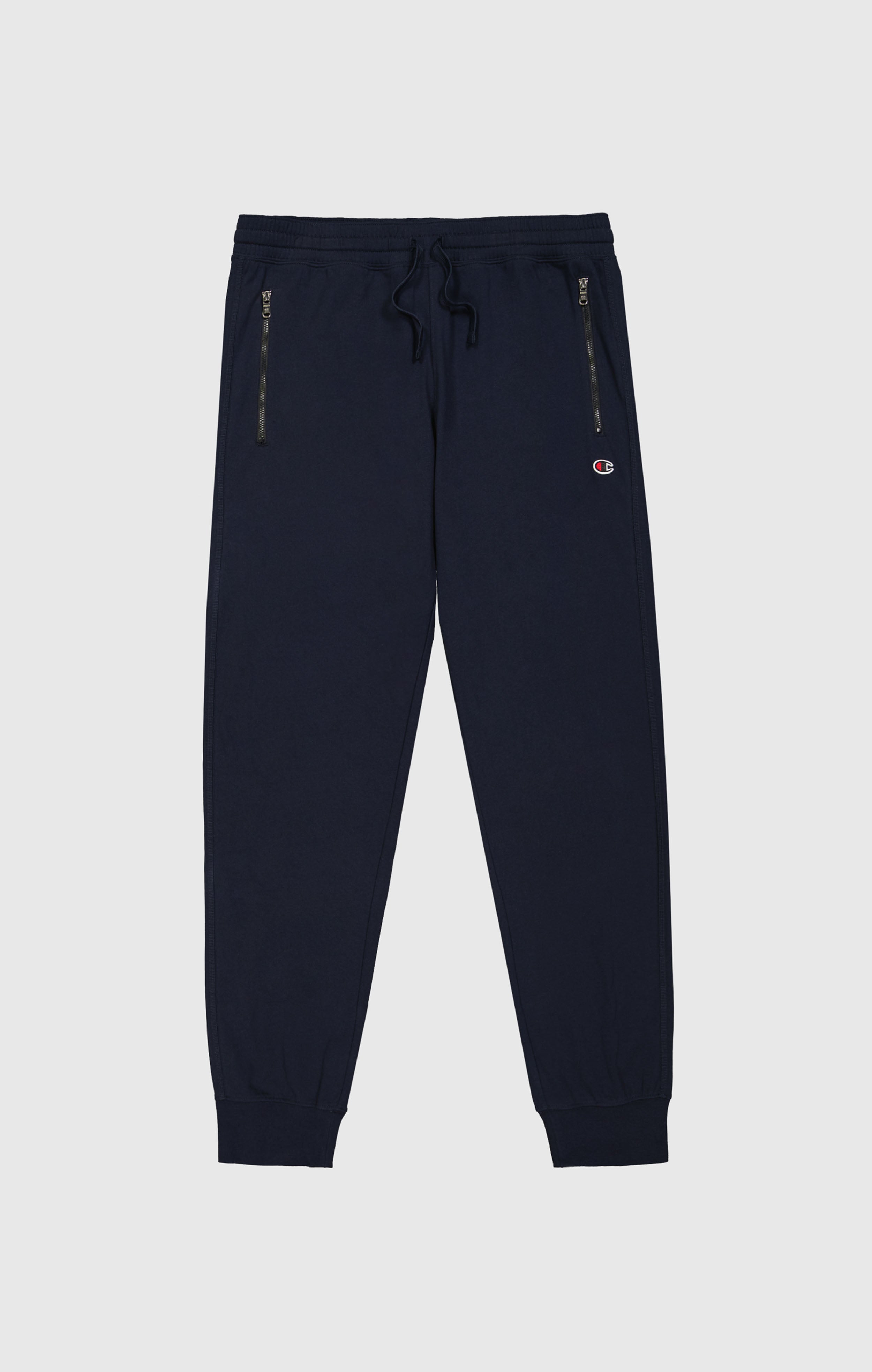 Slim Fit Men's Light Rib Cuff Pants with Zip Pockets Icons