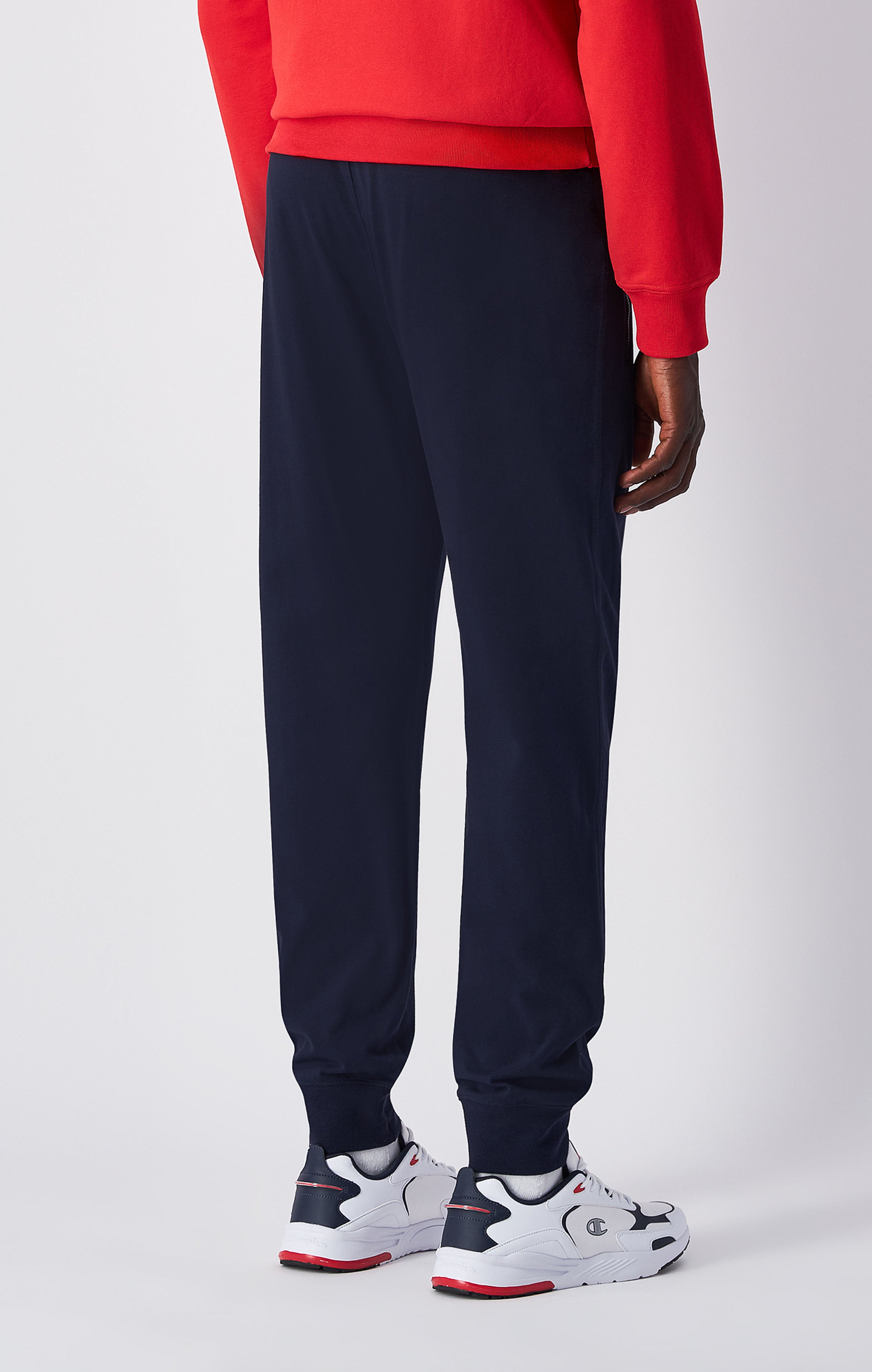 Slim Fit Men's Light Rib Cuff Pants with Zip Pockets Icons